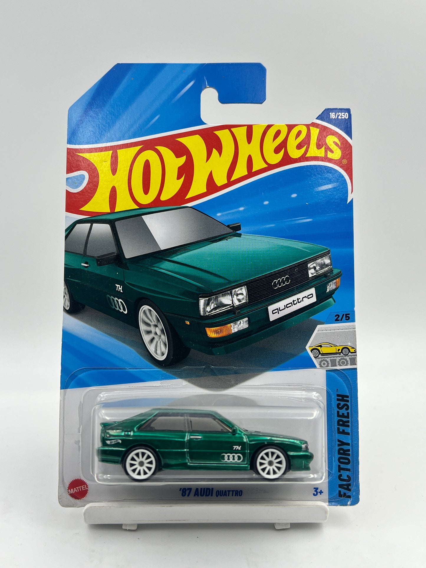 BLISTER CRACK - SUPER TREASURE HUNT - HOT WHEELS - 87 AUDI QUATTRO