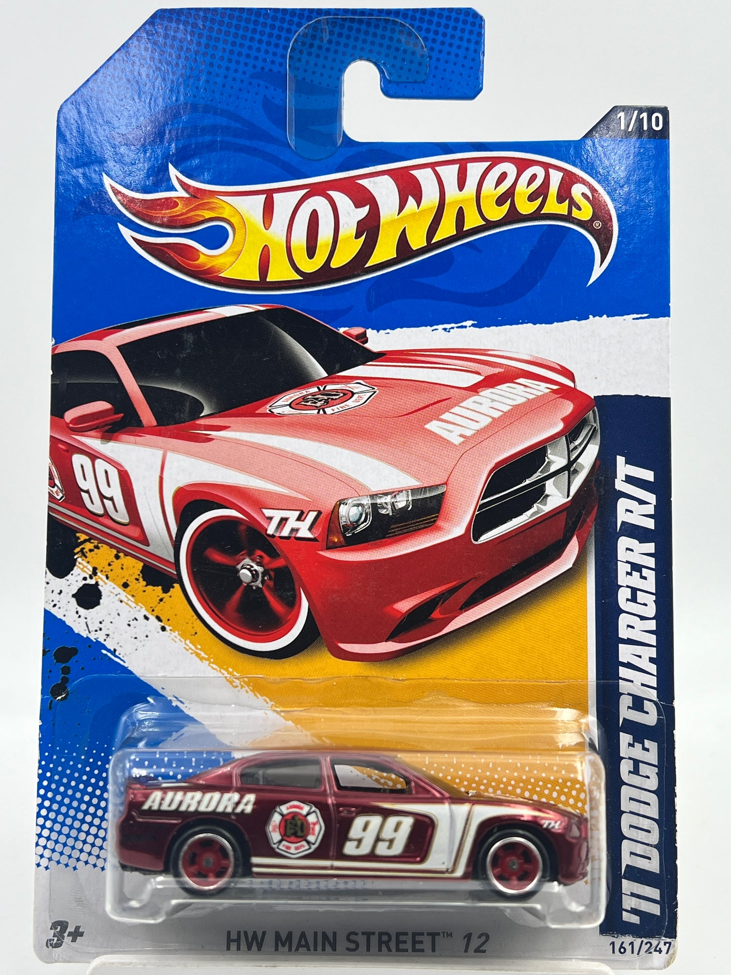 SUPER TREASURE HUNT - HOT WHEELS - 11 DODGE CHARGER R/T WITH PROTECTOR