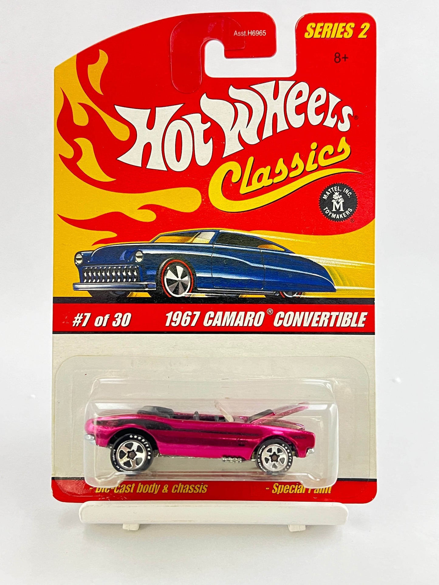 HOT WHEELS CLASSICS - 1967 CAMARO CONVERTIBLE - OPENABLE HOOD - 5B - Its Fun