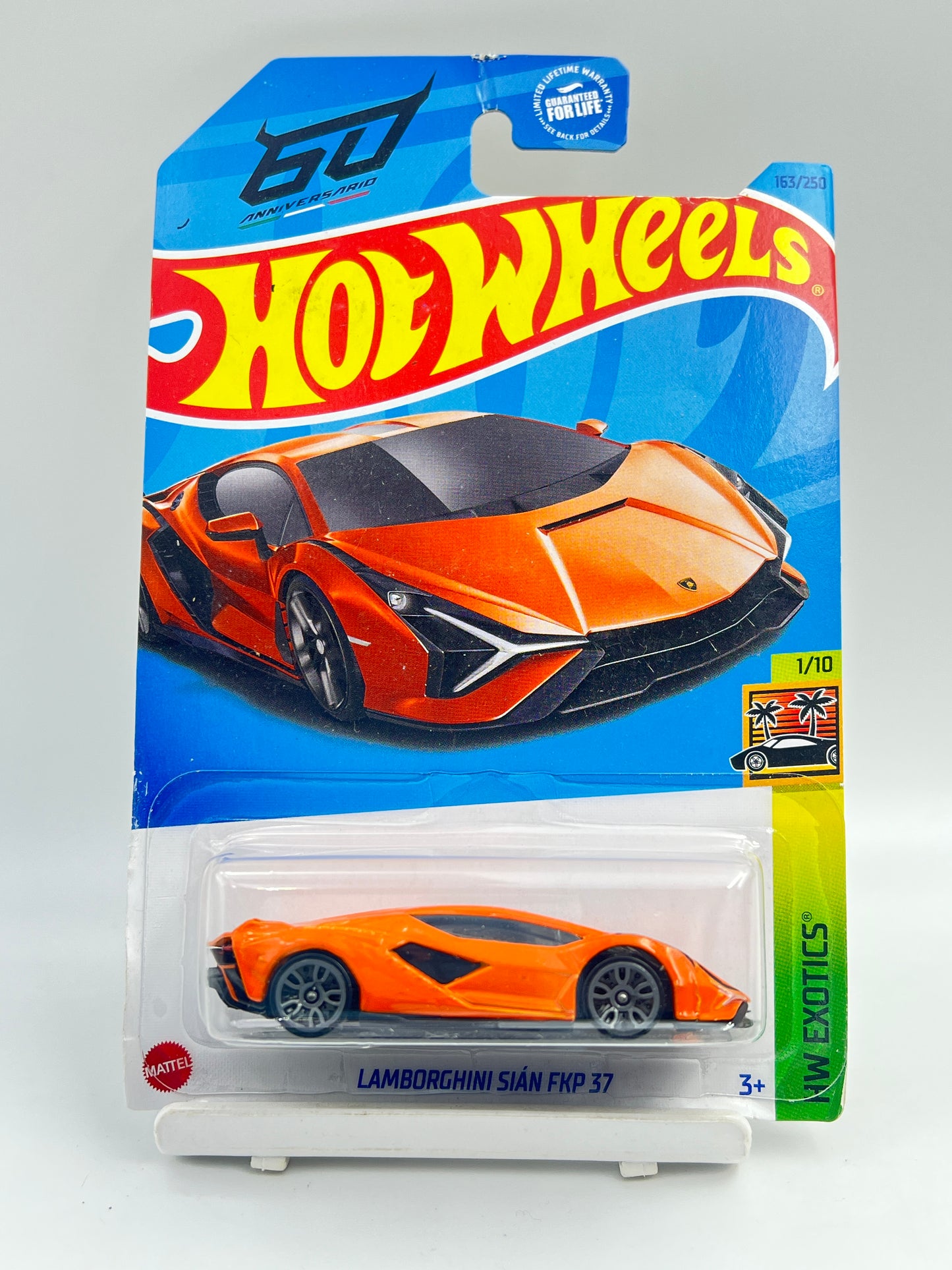 HOOK CREASE - SOFT CORNERS - IMPORTED - HOT WHEELS - LAMBORGHINI SIAN FKP 37 - ORANGE - 4F