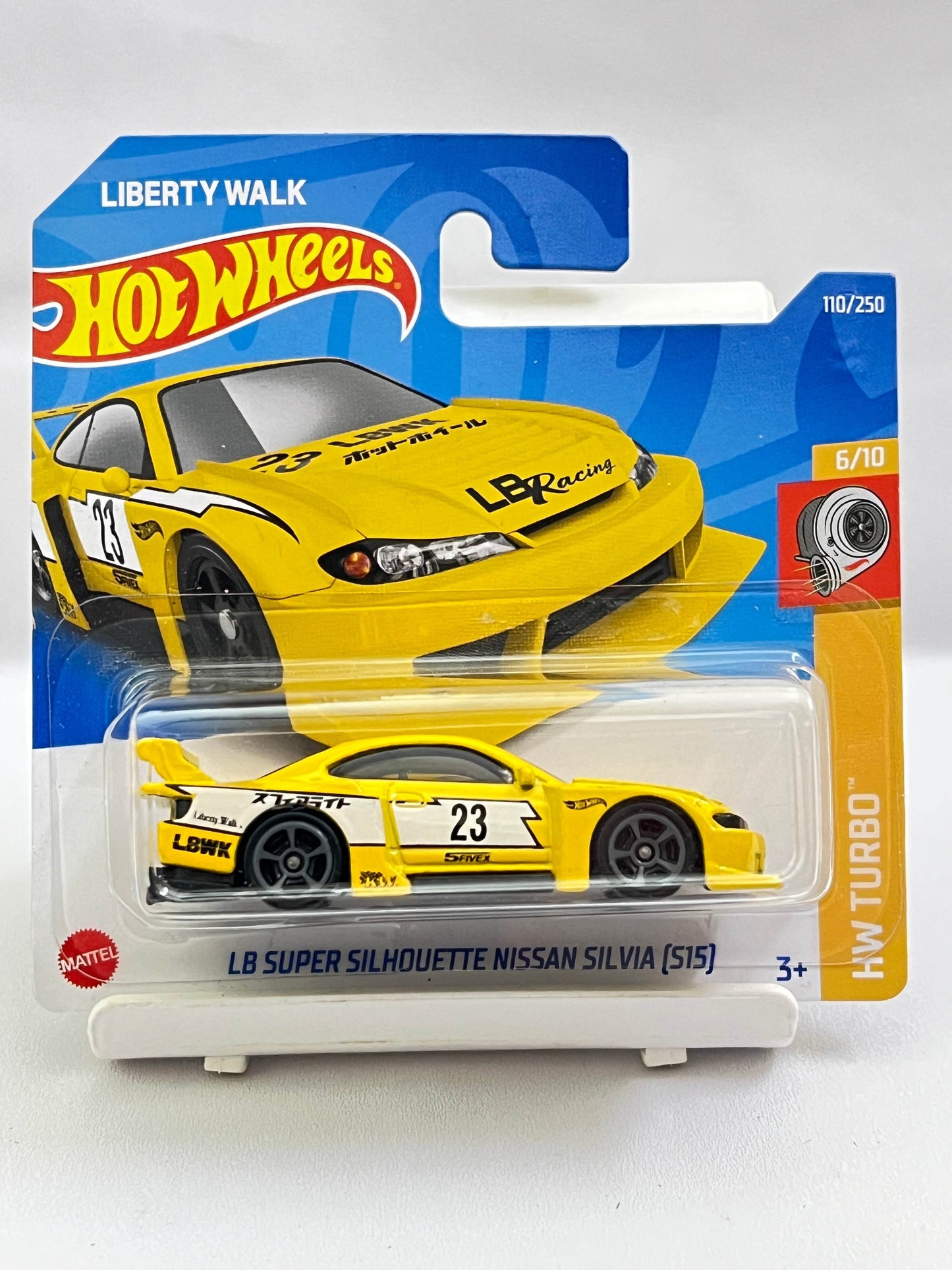 HOT WHEELS - LB SUPER SILHOUETTE NISSAN SILVIA 9S15) - YELLOW - 3D - Its Fun