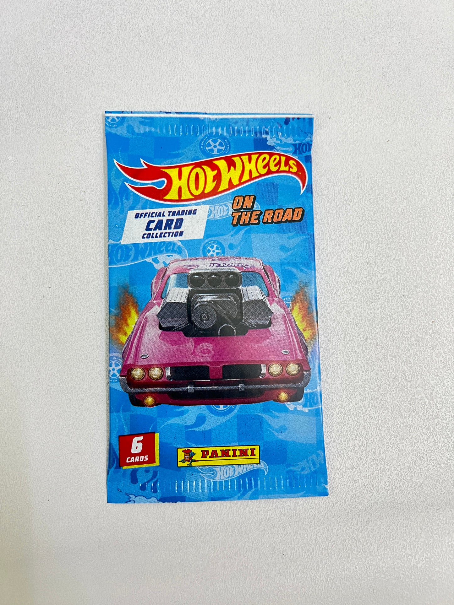 HOT WHEELS OFFICIAL TRADING CARDS - PANINI - ON THE ROAD SERIES - RANDOM PACK OF 1