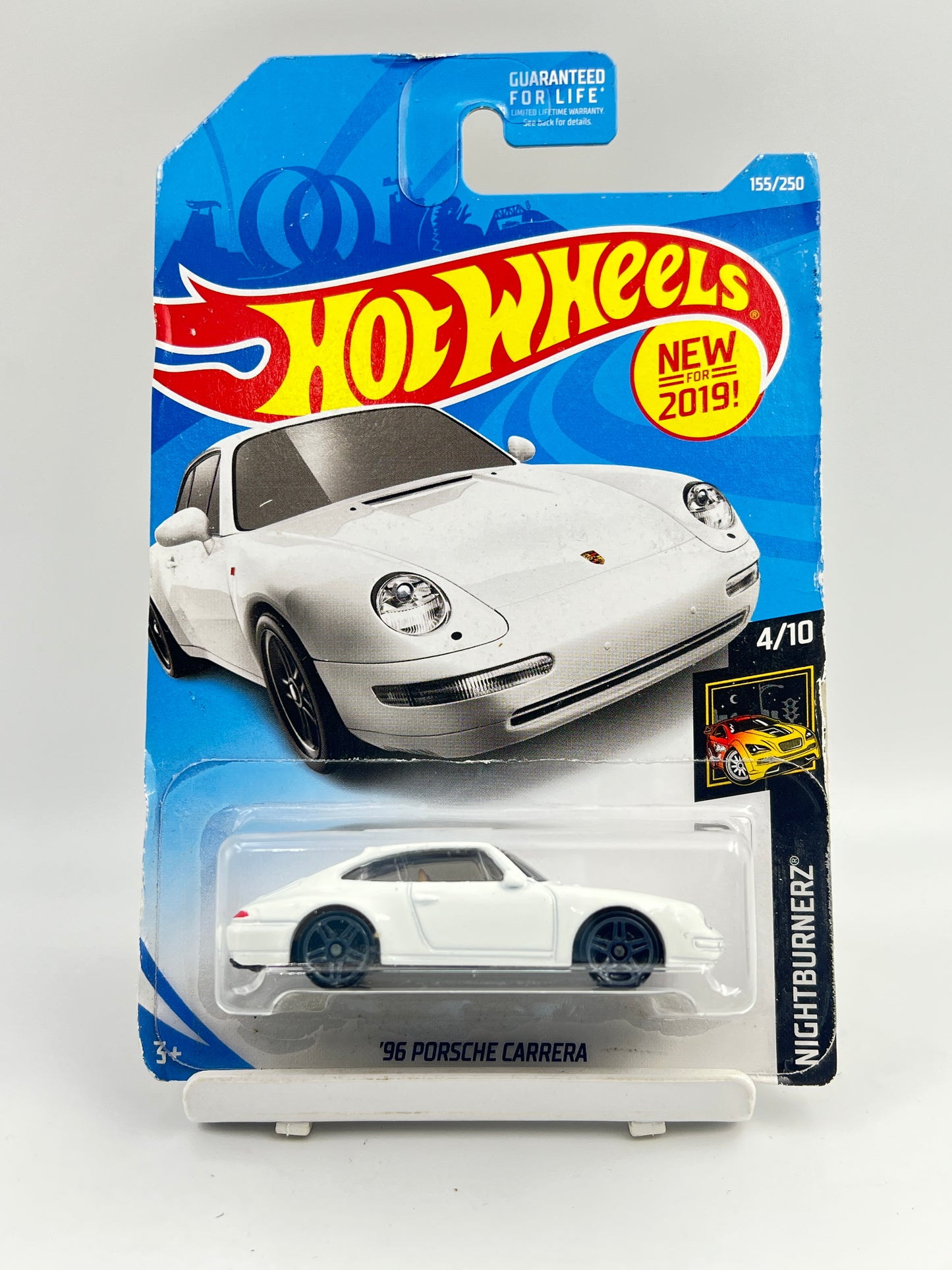 SOFT CORNERS / EDGES - IMPORTED - HOT WHEELS - 96 PORSCHE CARRERA - WHITE - 1D