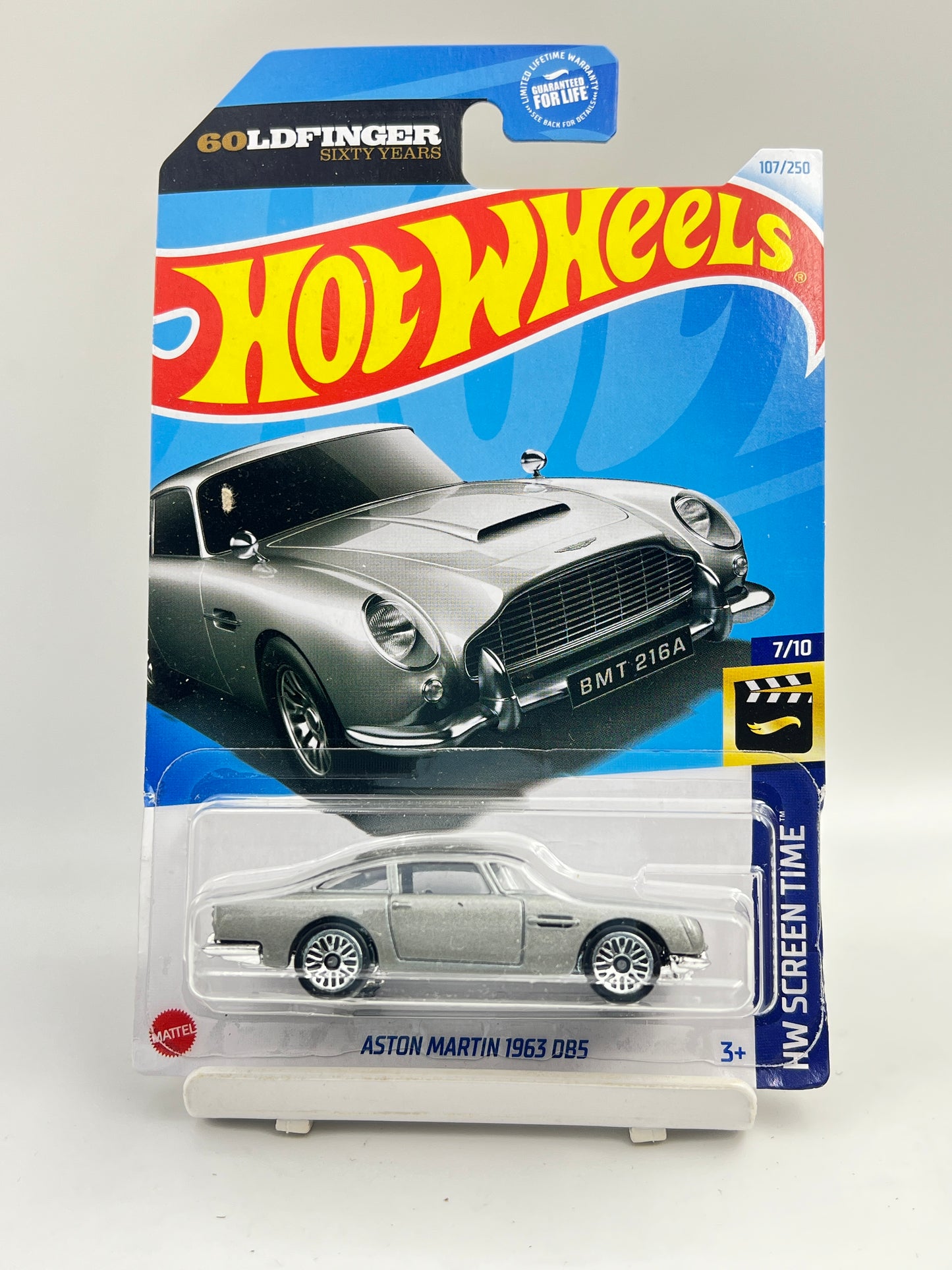 MILD SOFT EDGES - IMPORTED - HOT WHEELS - ASTON MARTIN 1963 DBS - 007 GOLDFINGER - 1A