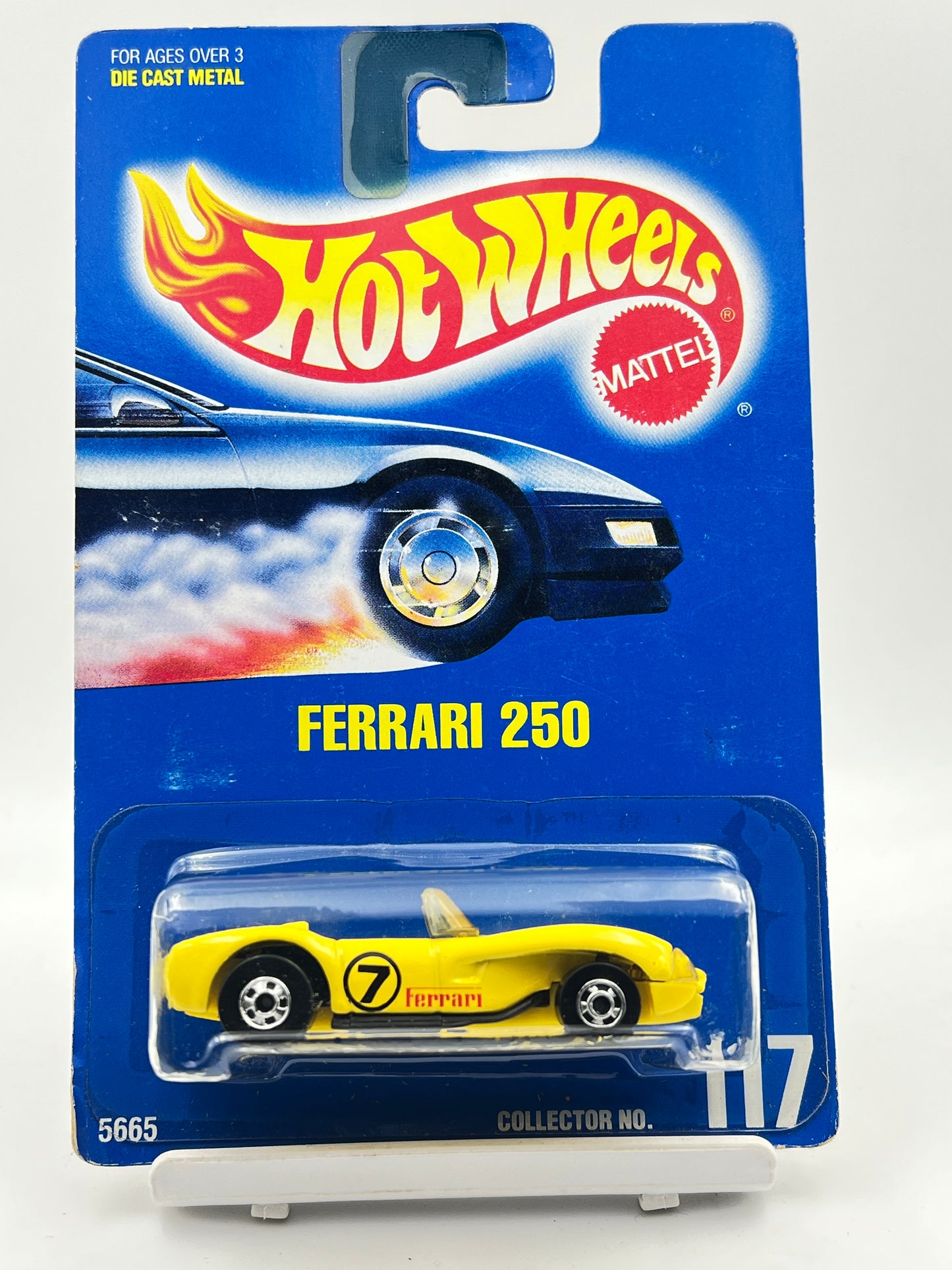HOT WHEELS - FERRARI 250 - YELLOW - 9B