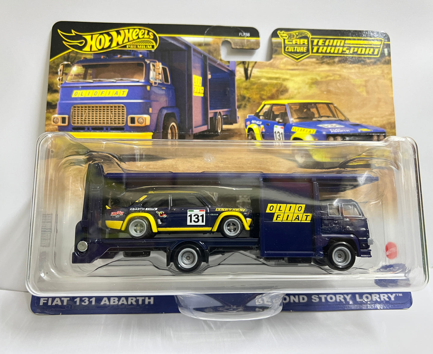 TEAM TRANSPORT - FIAT 131 ABARTH / SECOND STORY LORRY - Its Fun- Hot wheels - matchbox - diecast