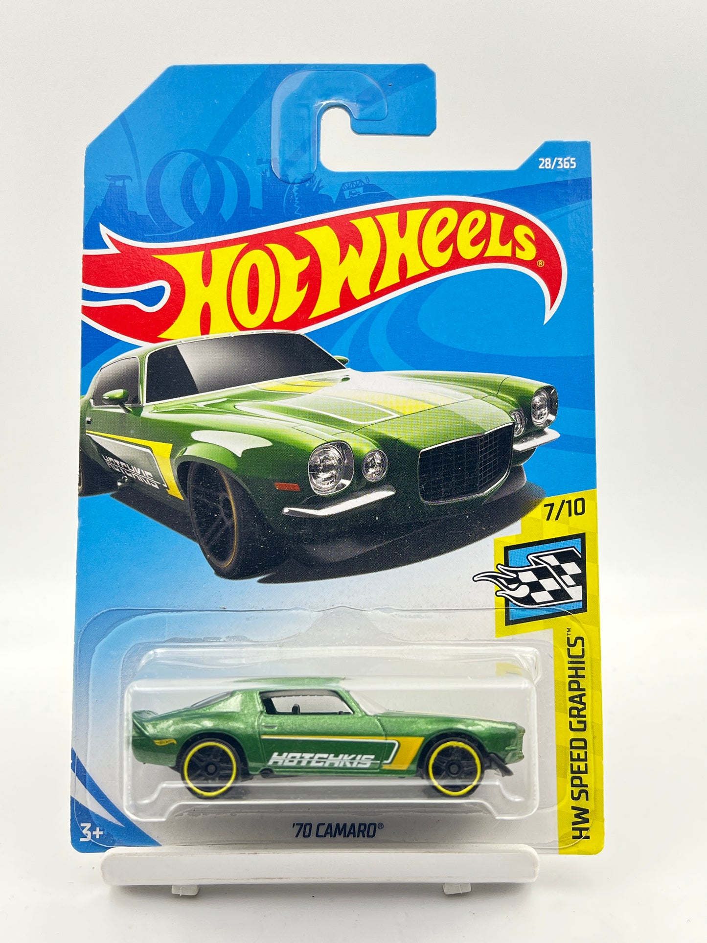 HOT WHEELS - 70 CAMARO - GREEN - 9C