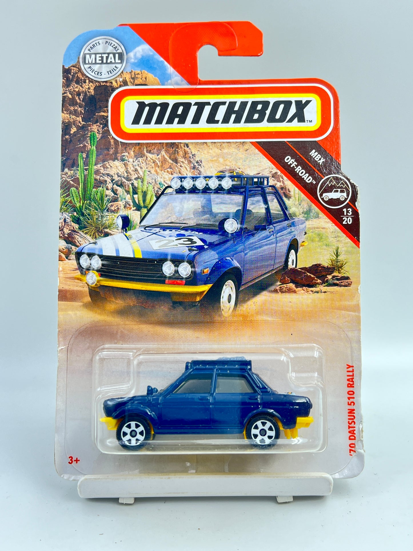 SOFT CORNERS - IMPORTED - HOT WHEELS - 70 DATSUN 510 RALLY - 5C