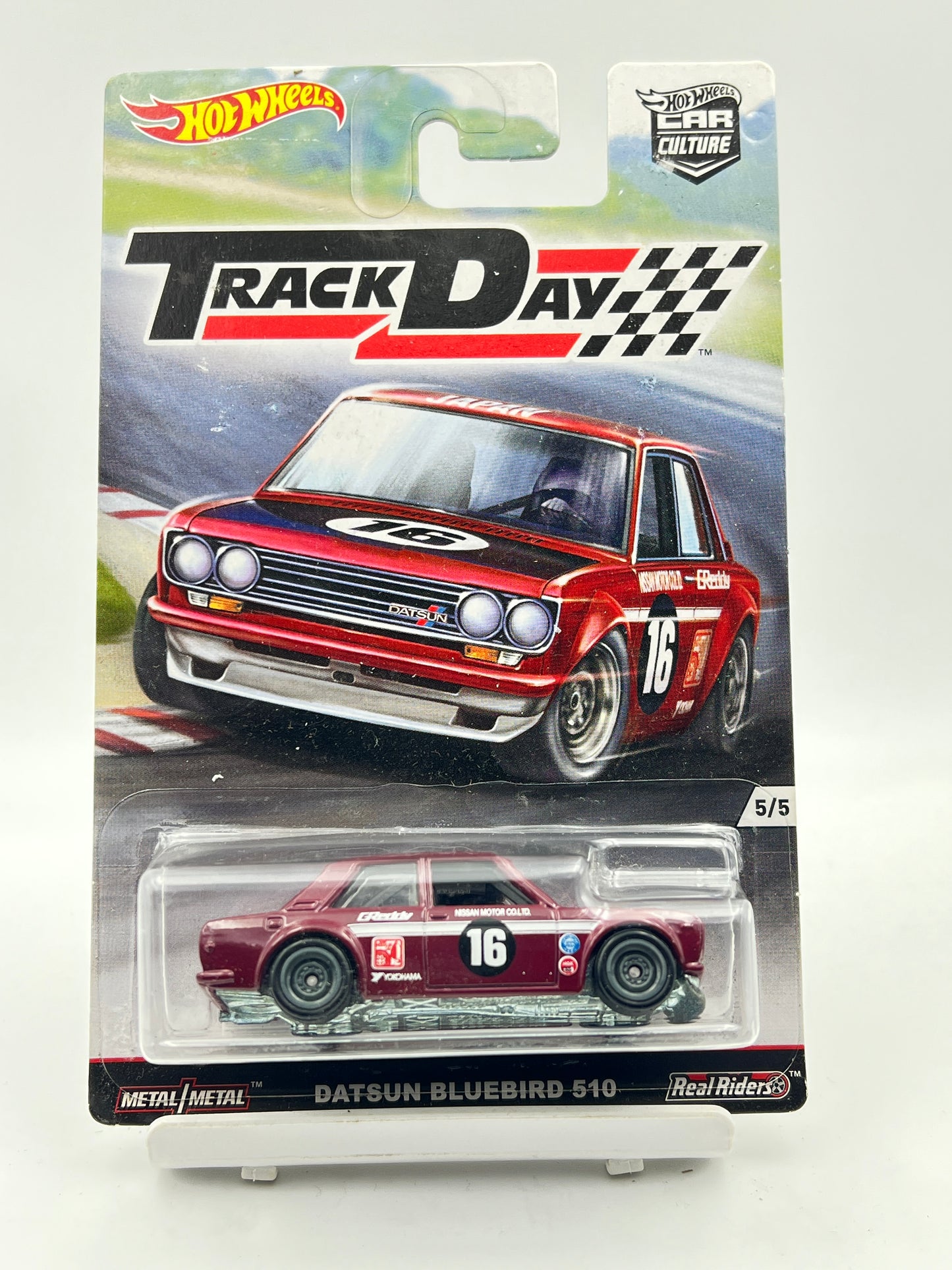HOT WHEELS - TRACK DAY - DATSUN BLUEBIRD 510 - 9E