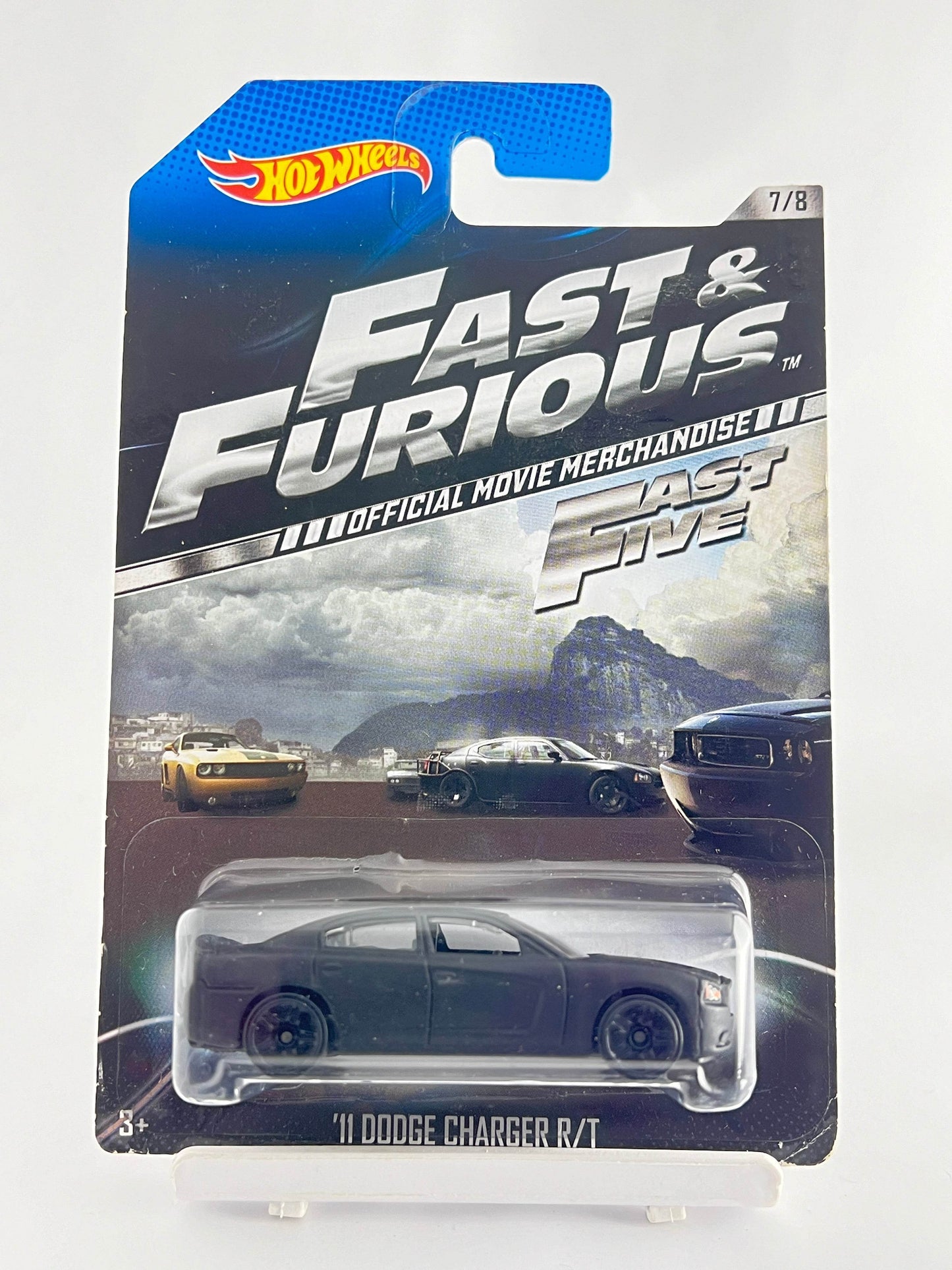 FAST AND FURIOUS - 11 DODGE CHARGER R/T- MATTE BLACK - SOFT CORNERS - 4E - Its Fun