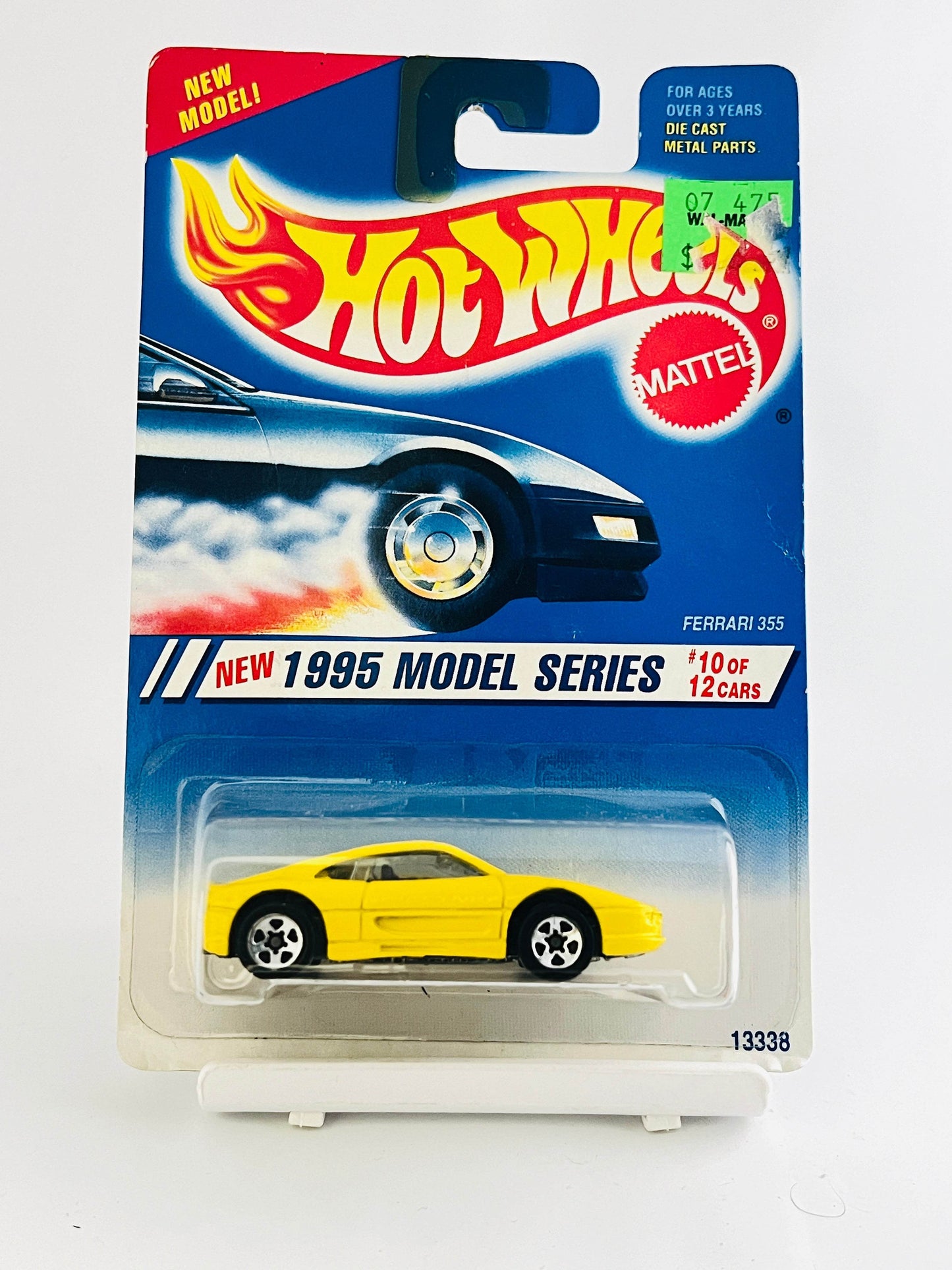 FERRARI 355 YELLOW -PRICE STICKER OVER CARD - 3C - Its Fun