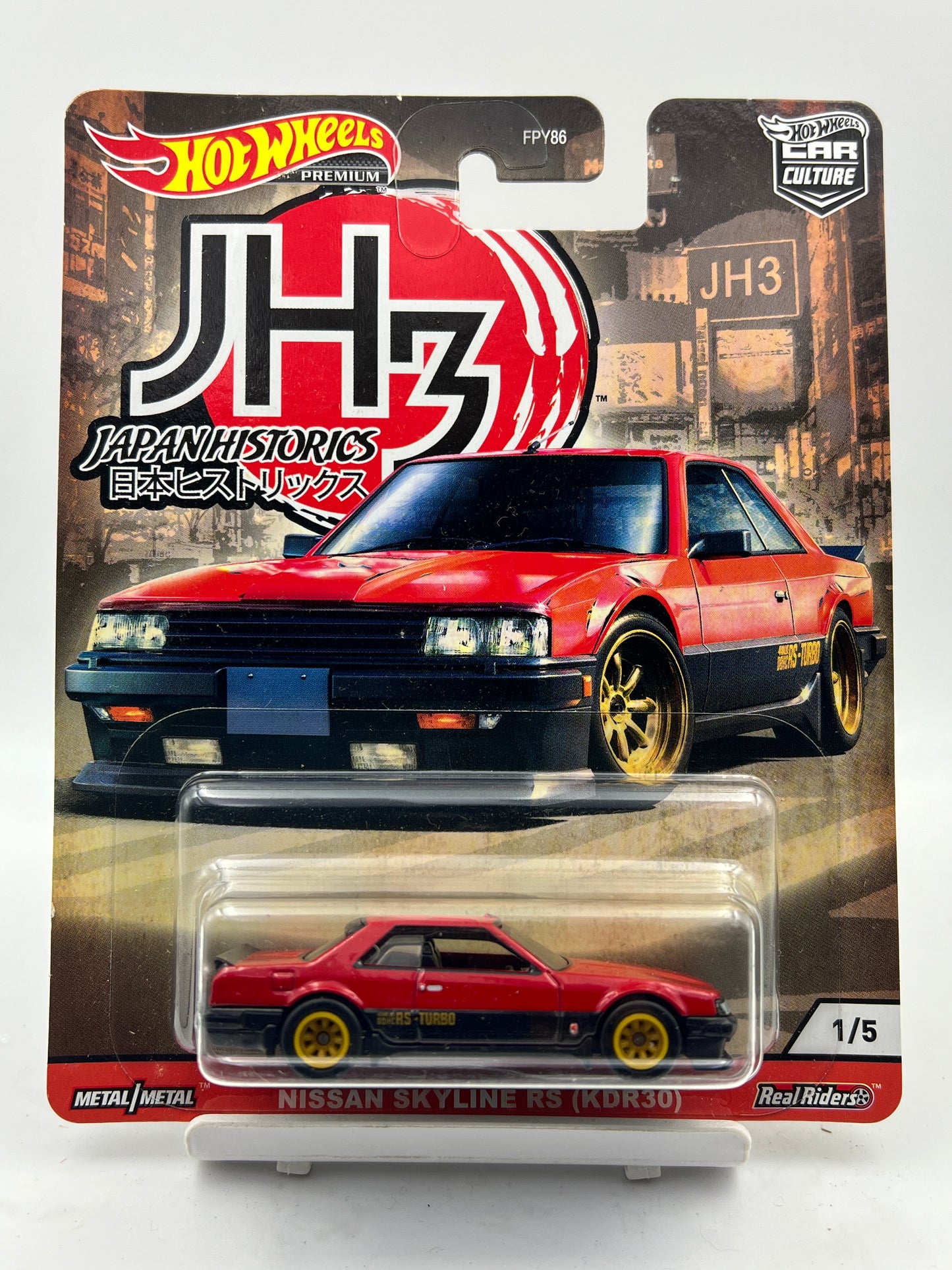 HOT WHEELS - PREMIUM - NISSAN SKYLINE RS (KDR30) - JAPAN HISTORICS - 9F