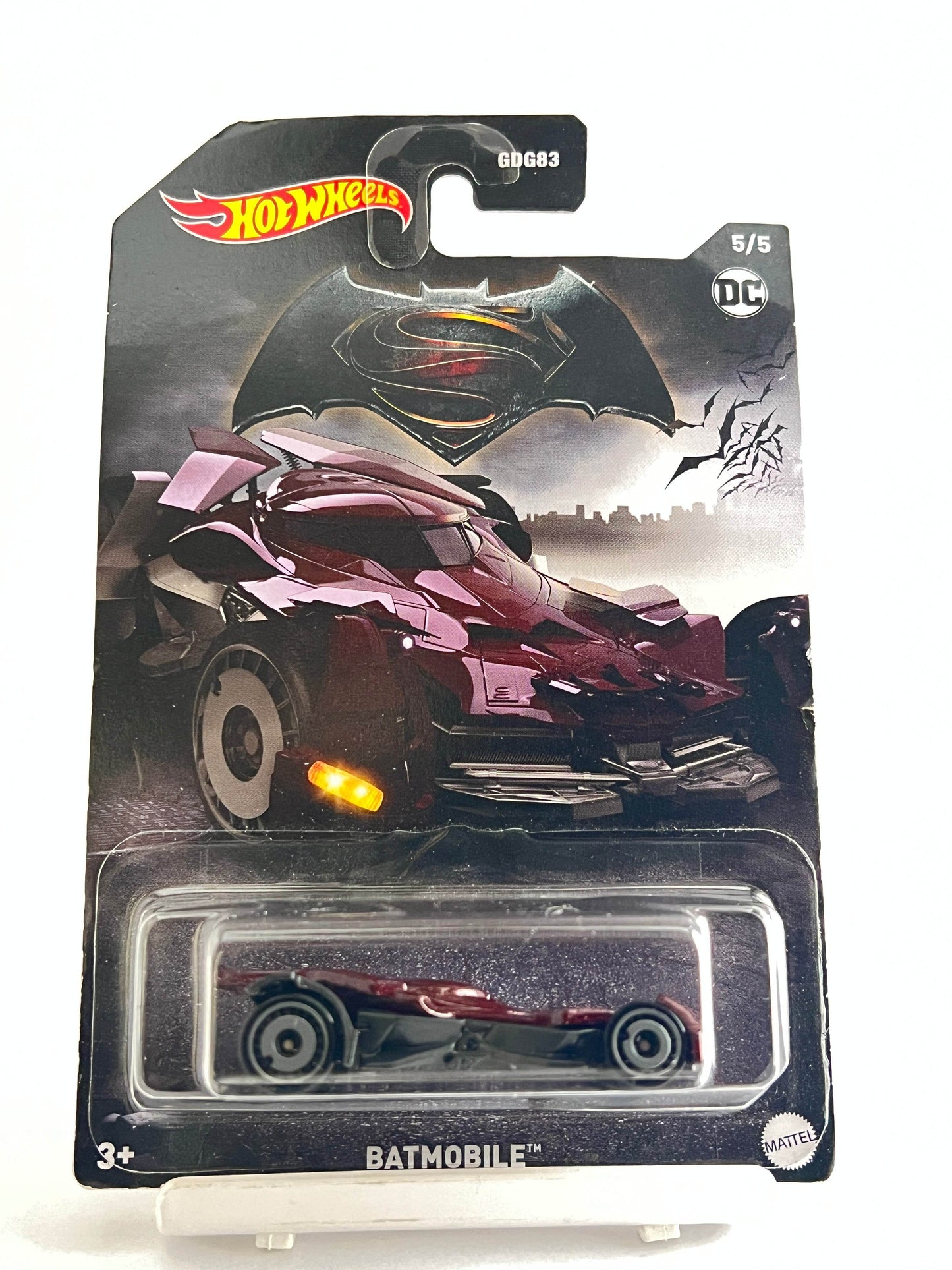 BATMOBILE - MAROON CARD ART - 1C - Its Fun