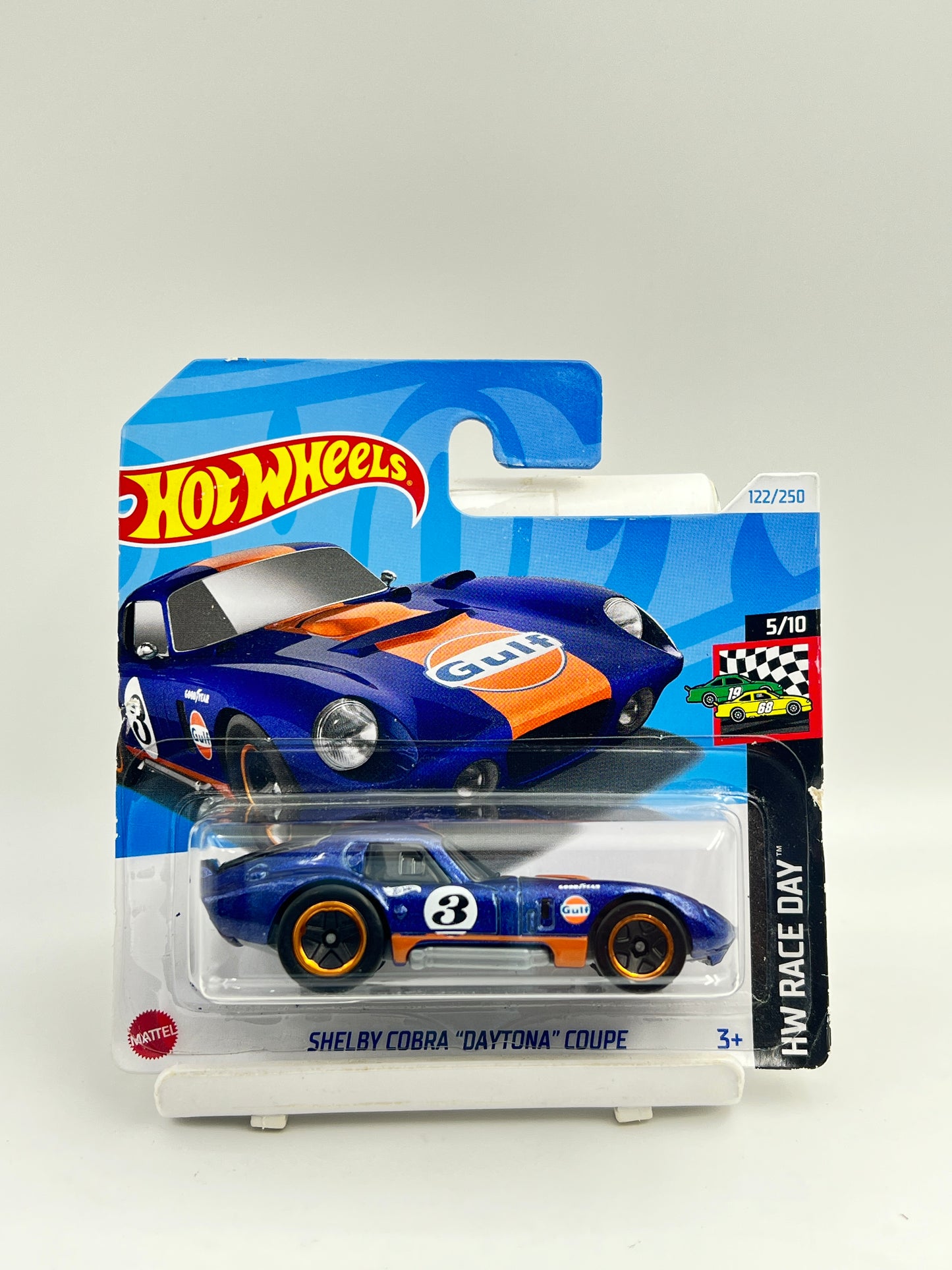 MILD CARD DAMAGE - HOT WHEELS - SHELBY COBRA DAYTONA COUPE - 1C
