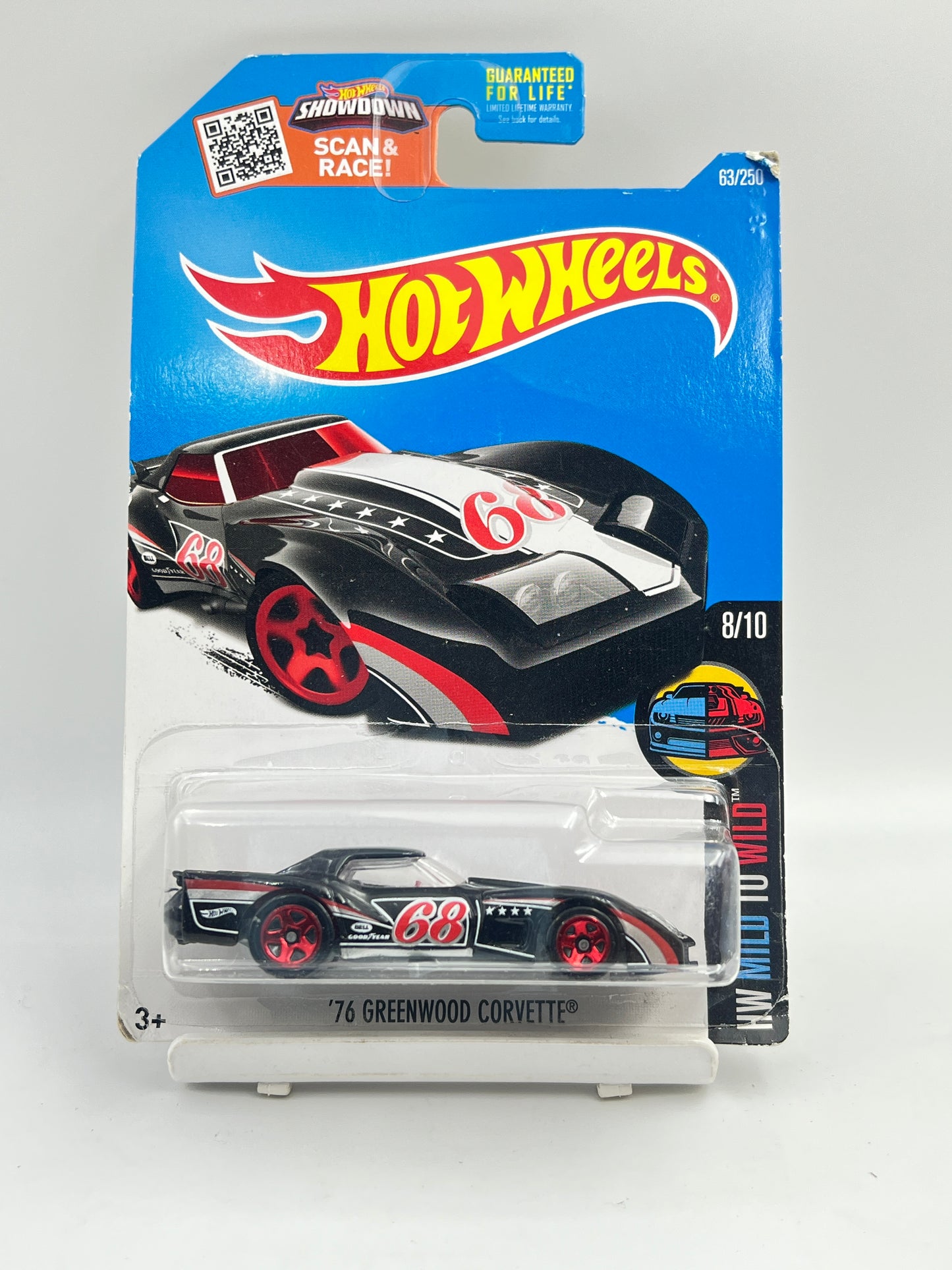 SOFT CORNERS - IMPORTED - HOT WHEELS - 76 GREENWOO CORVETTE - 1A