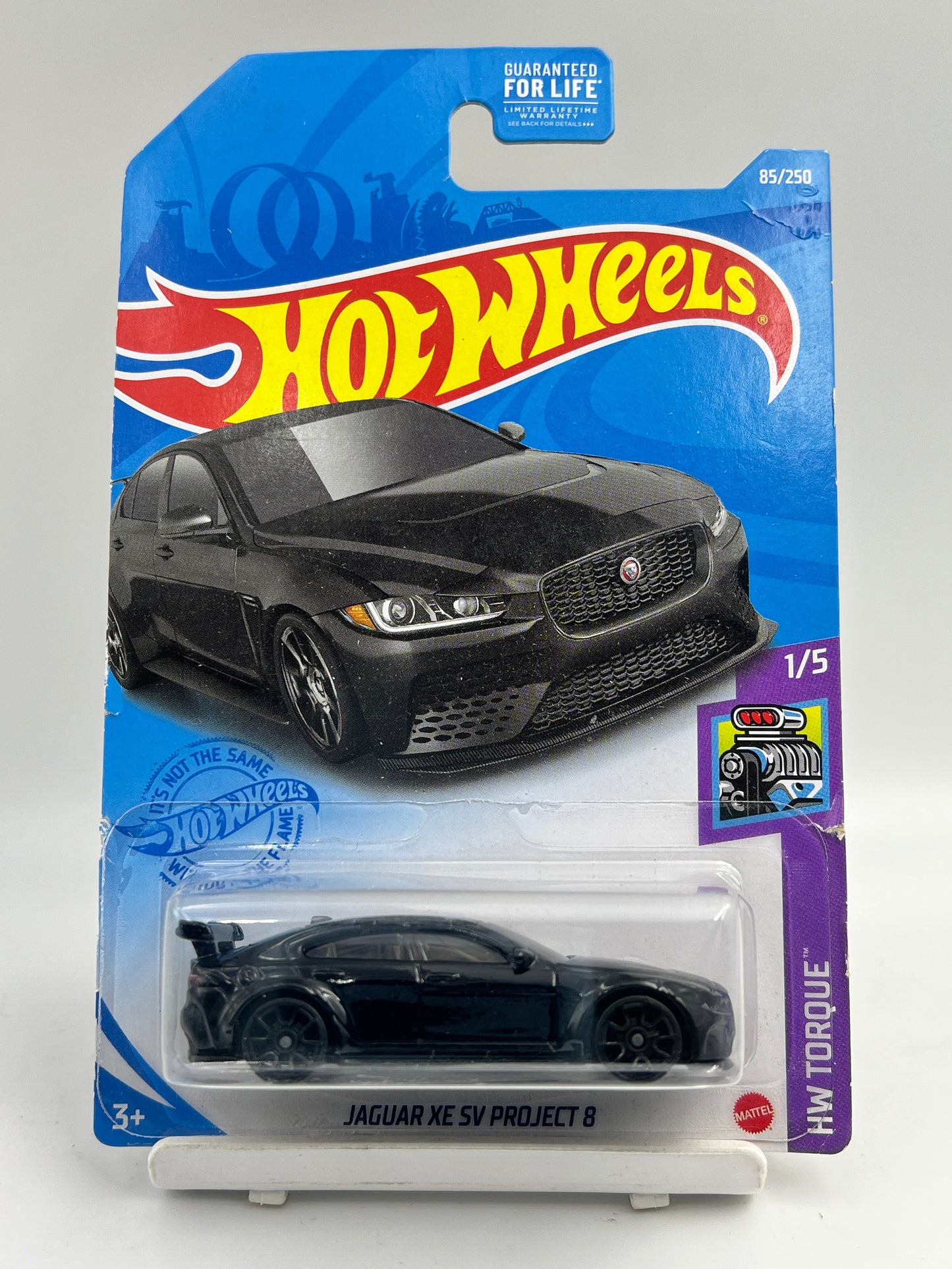 SOFT CORNERS - IMPORTED - HOT WHEELS - JAGUAR XE SV PROJECT 8 - BLACK - 1D