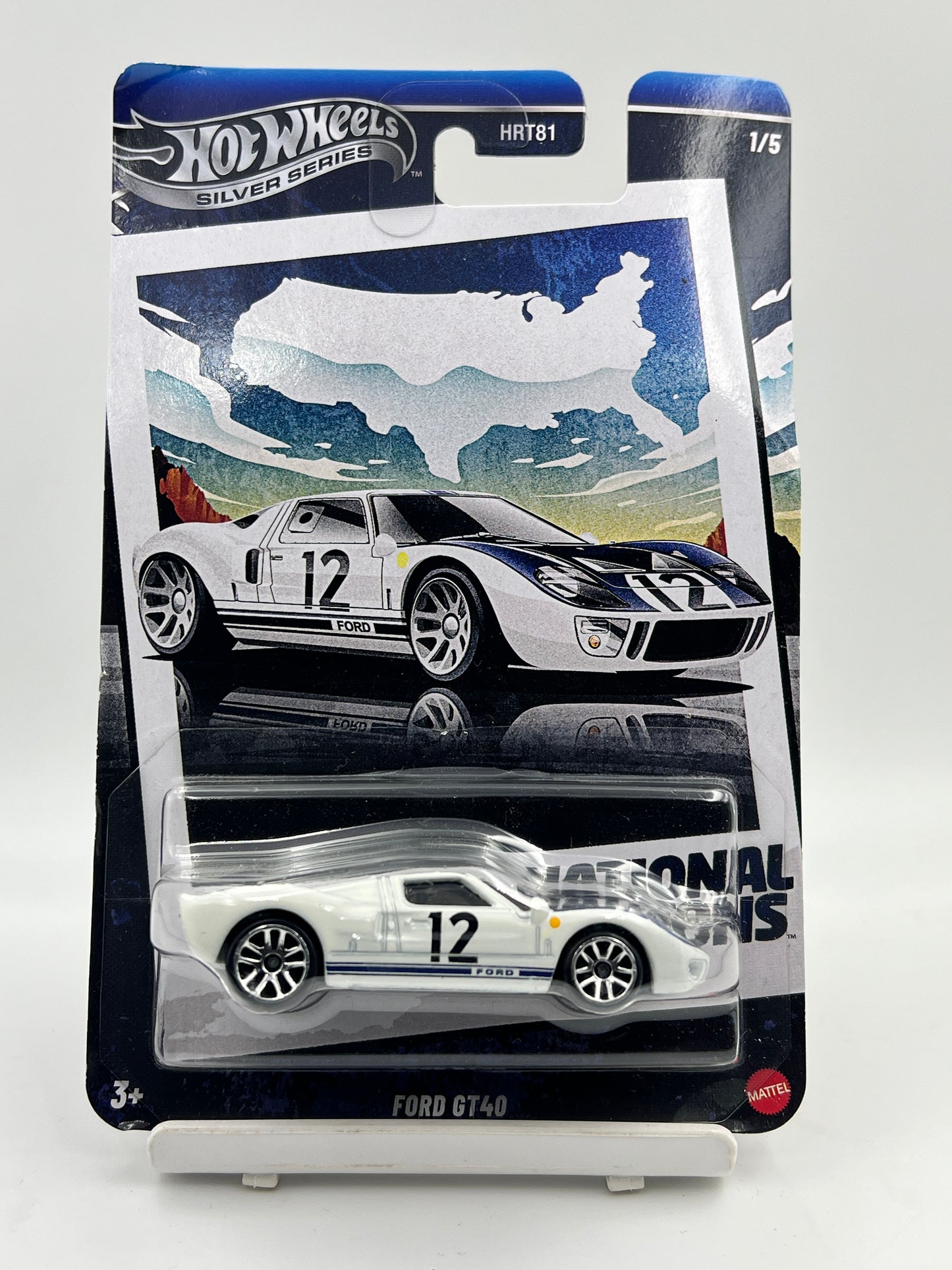 CREASED - HOT WHEELS - FORD GT40 - 4F