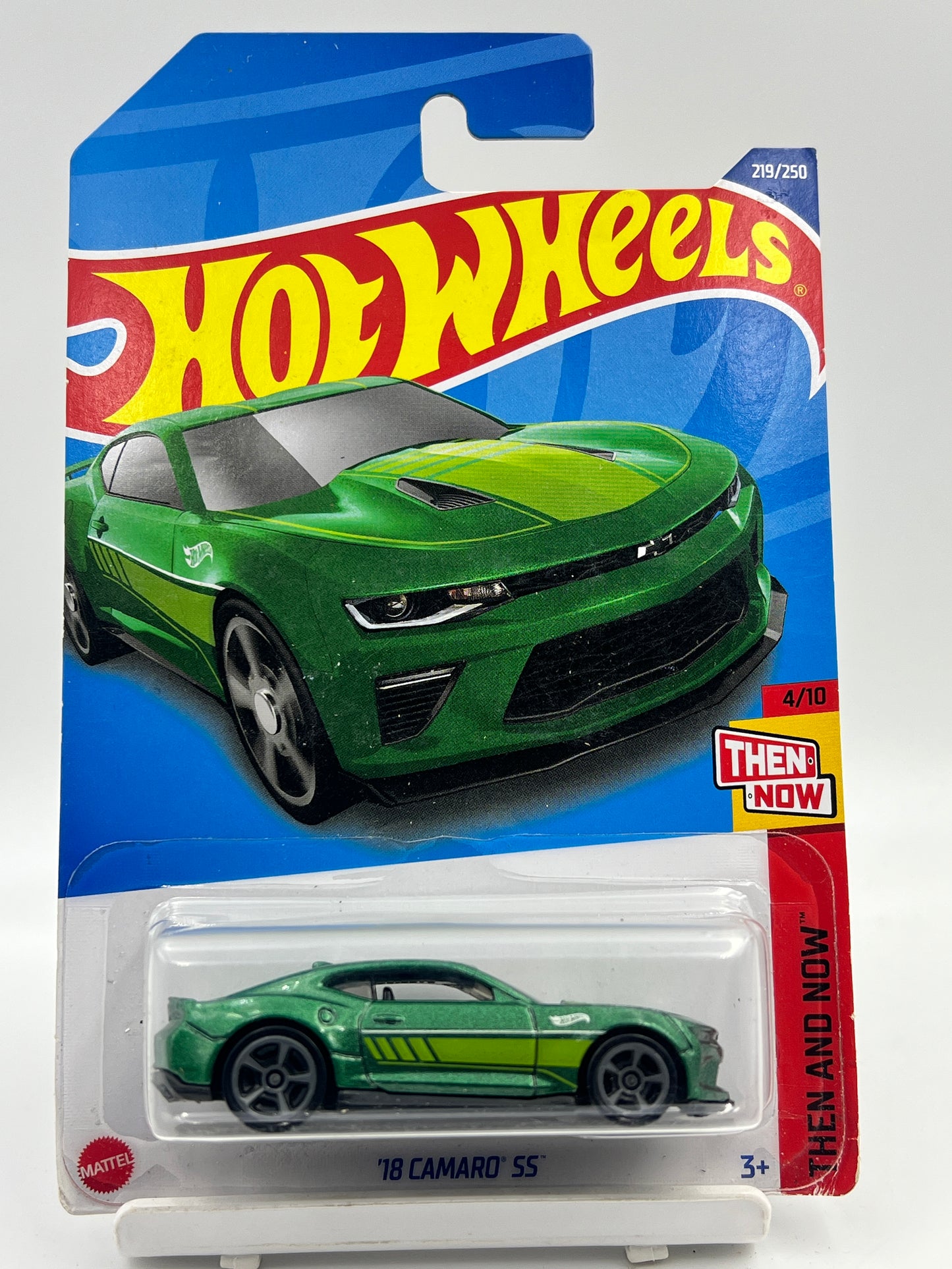 HOT WHEELS - 18 CAMARO SS- GREEN - 2C