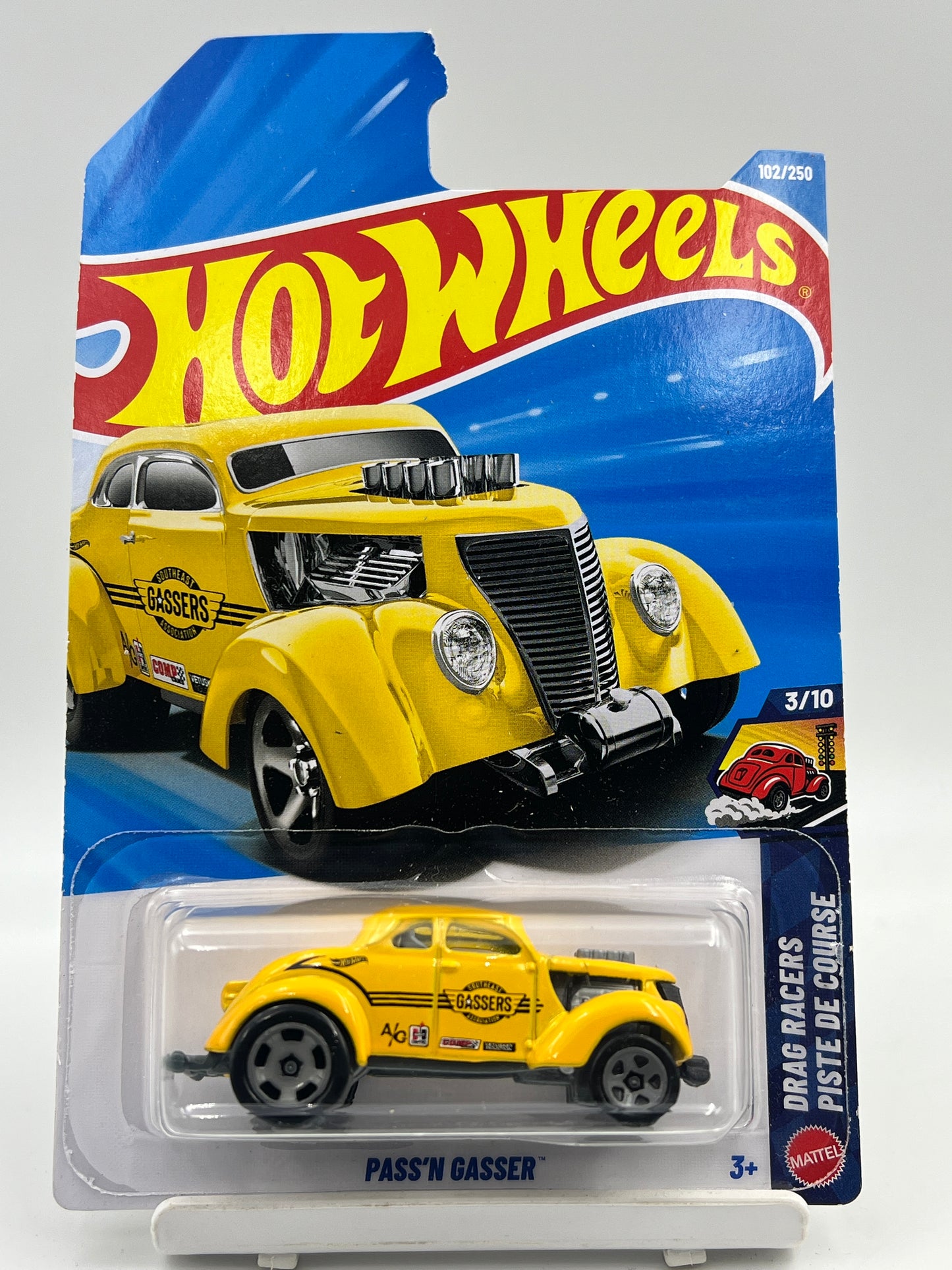 DAMAGED CARD - HOT WHEELS - PASS'N GASSER - 2C