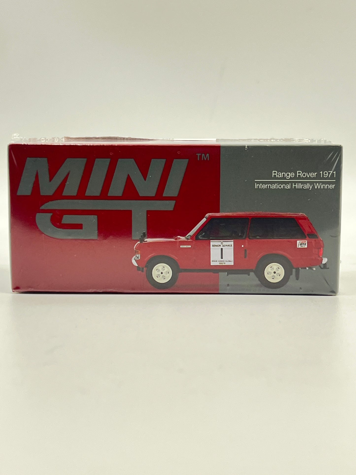 MINI GT - SEALED - RANGE ROVER 1971 - INTERNATIONAL HILLRALLY WINNER