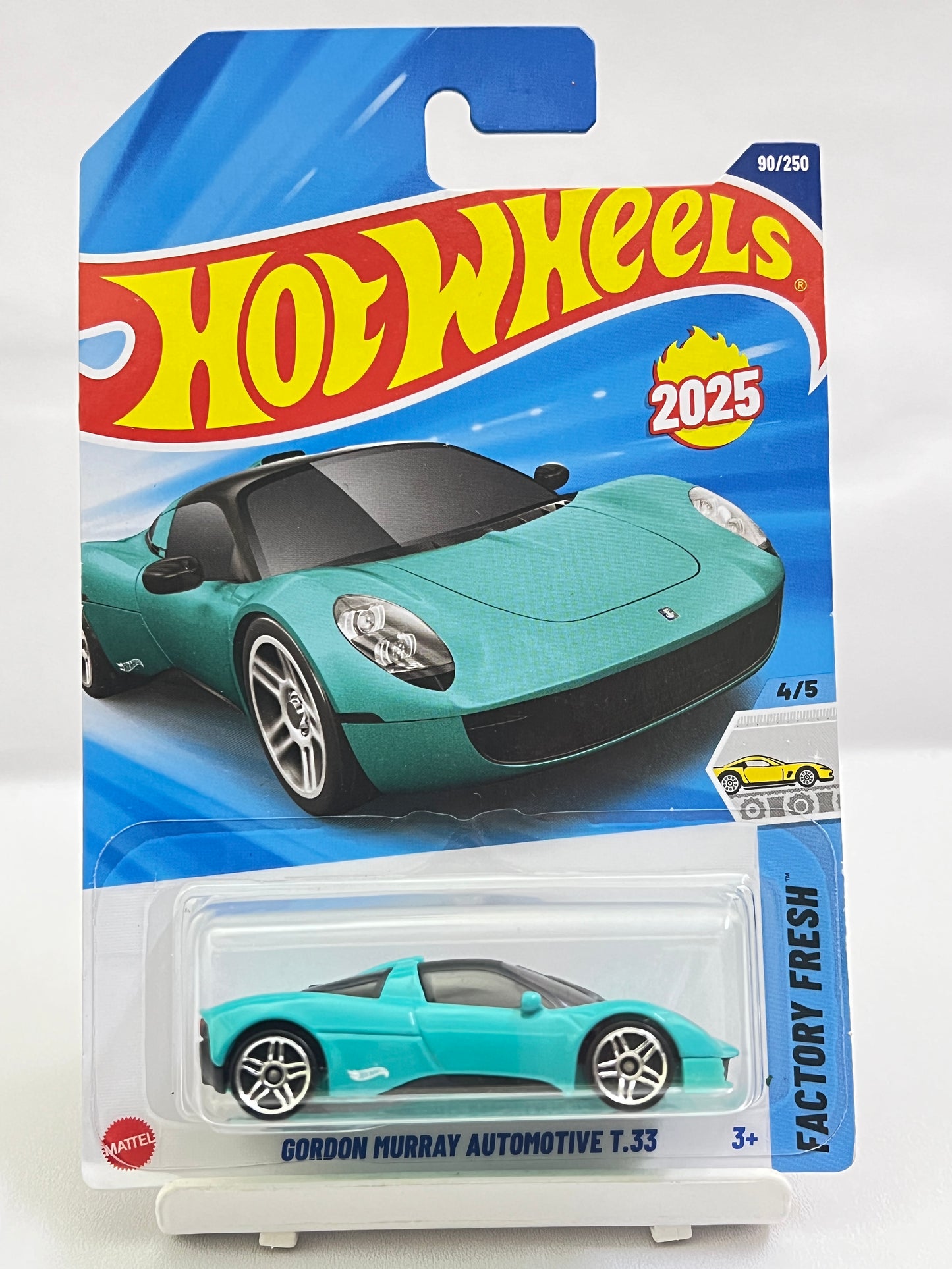 MILD CREASE - HOT WHEELS - GORDON MURRAY AUTOMOTIVE T.33 - GREEN - 1C