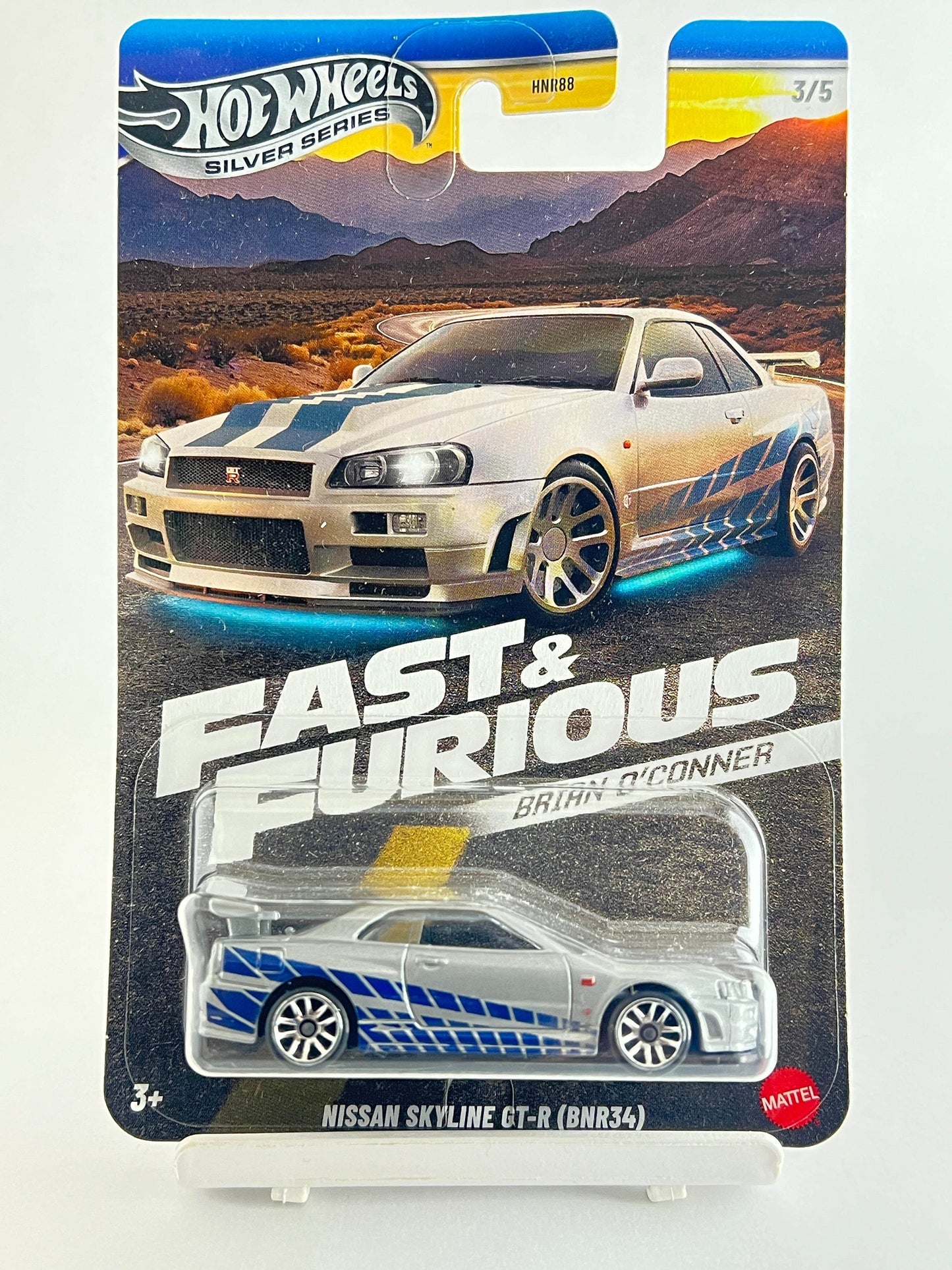 MILD CREASE IN CARD - IMPORTED - FAST AND FURIOUS - BRIAN O'CONNER - NISSAN SKYLINE GT-R (BNR34) - 5C - Its Fun