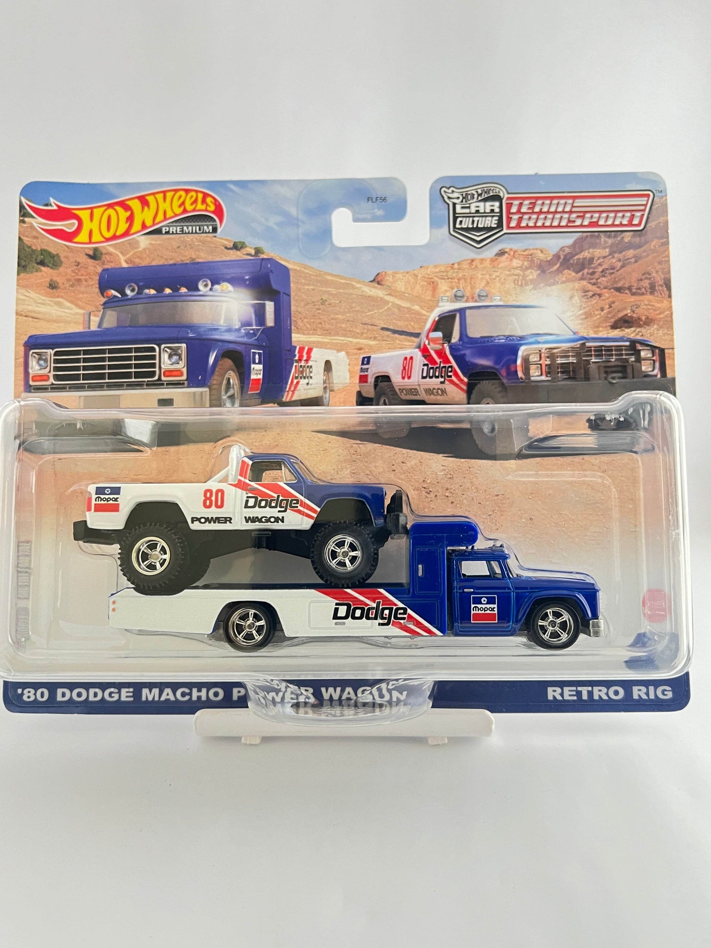 TEAM TRANSPORT - 80 DODGE MACHO POWER WAGON + RETRO RIG - Its Fun
