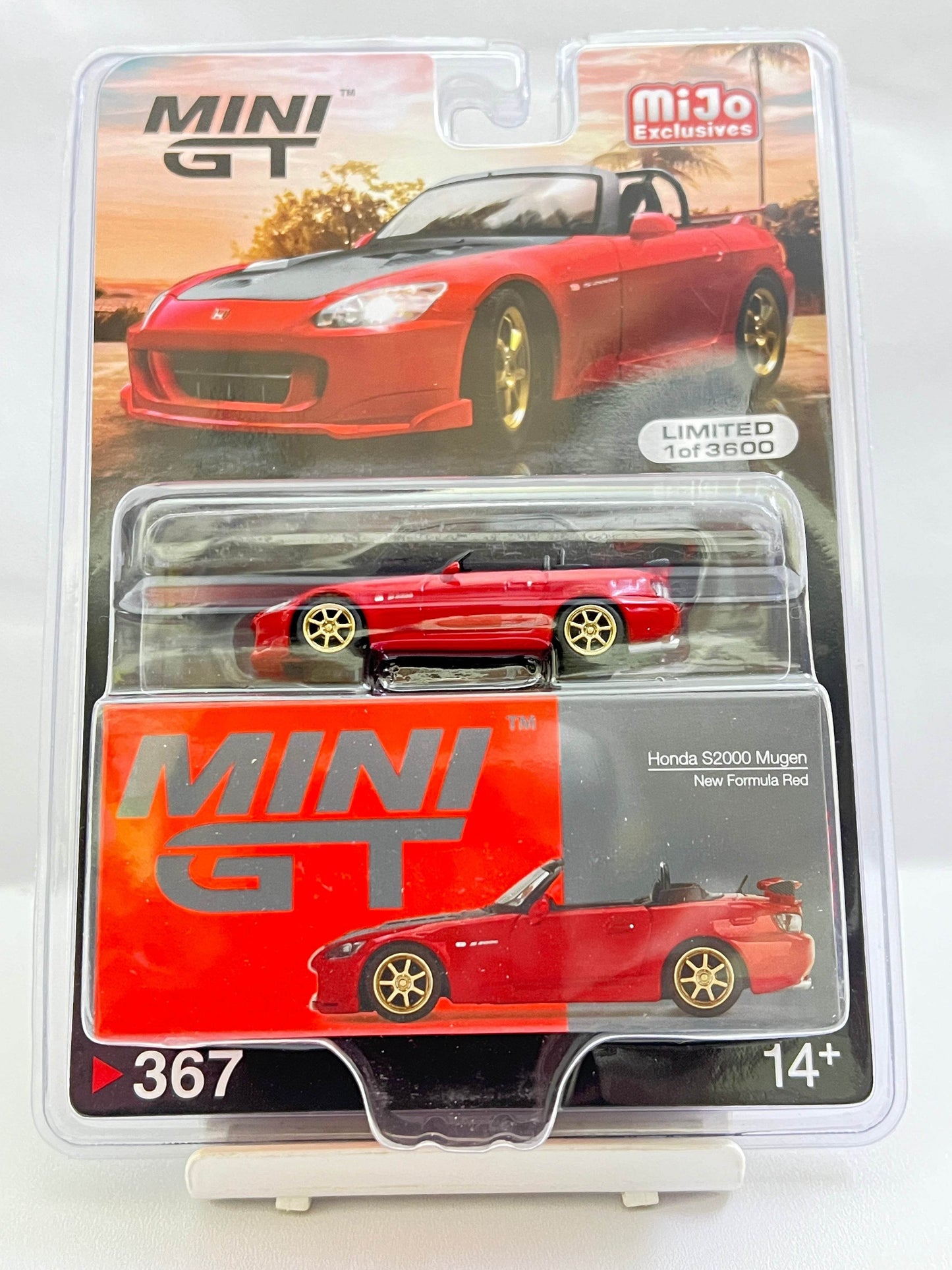 MINI GT - #367 - HONDA S2000 MUGEN / NEW FORMULA RED - Its Fun