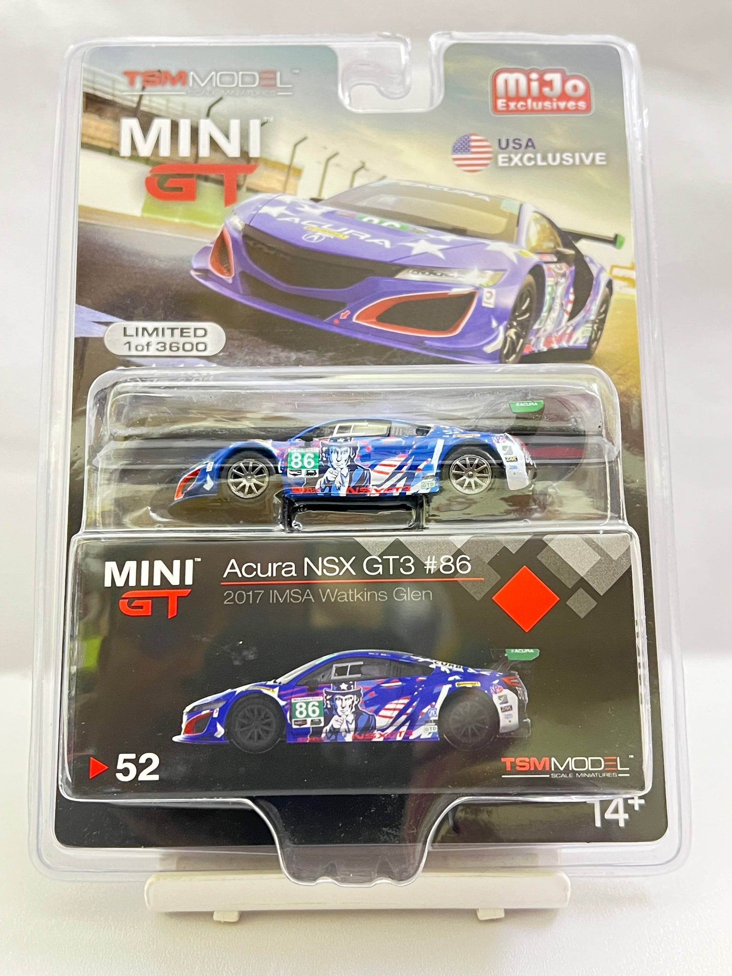 MINI GT - #52 - ACURA NSX GT3 / 2017 IMSA WATKINS GLEN - Its Fun