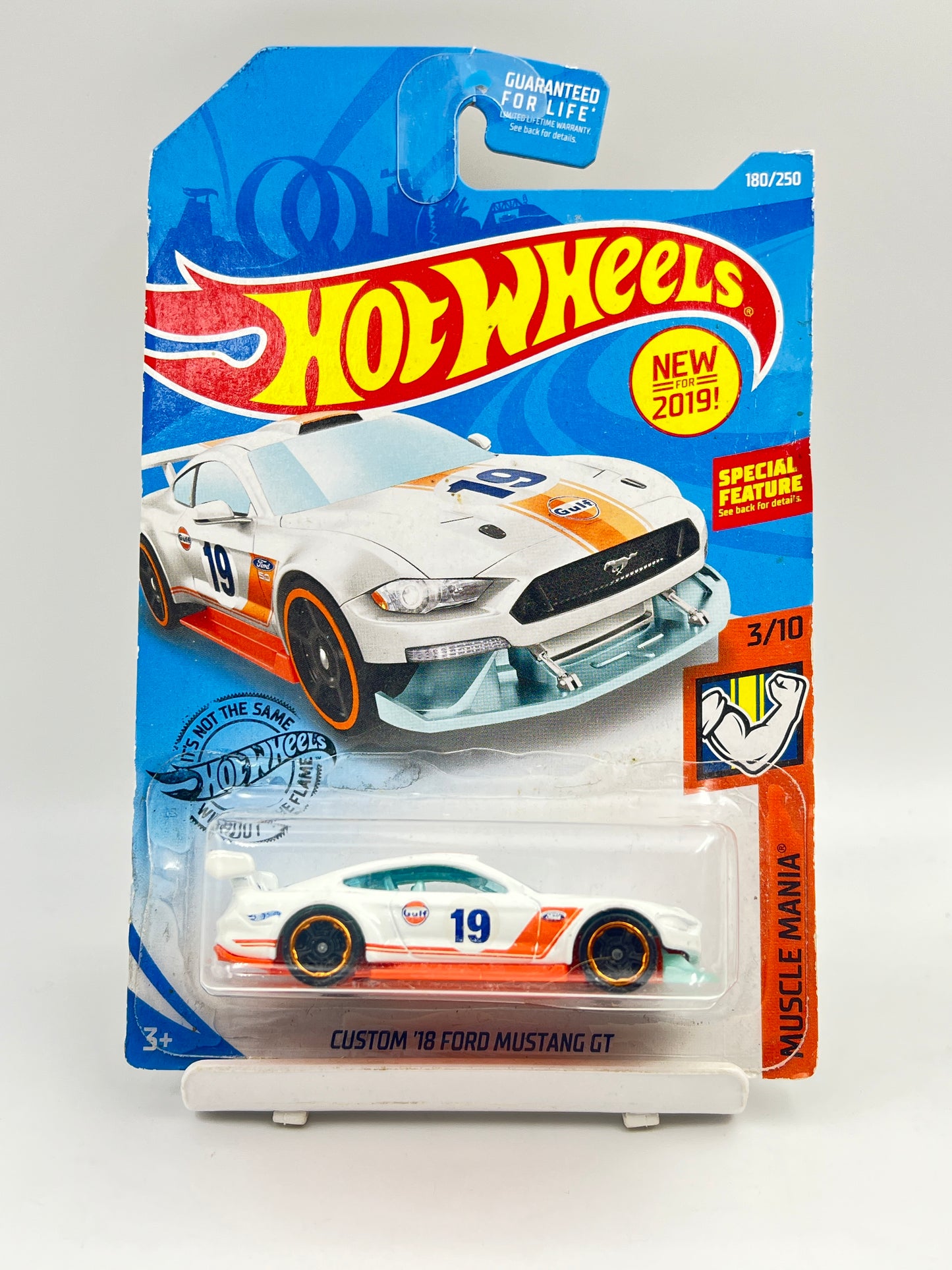 ( CARD AS IN PIC ) - IM CUSTOM 18 FORD MUSTANG GT - GULF - 3D