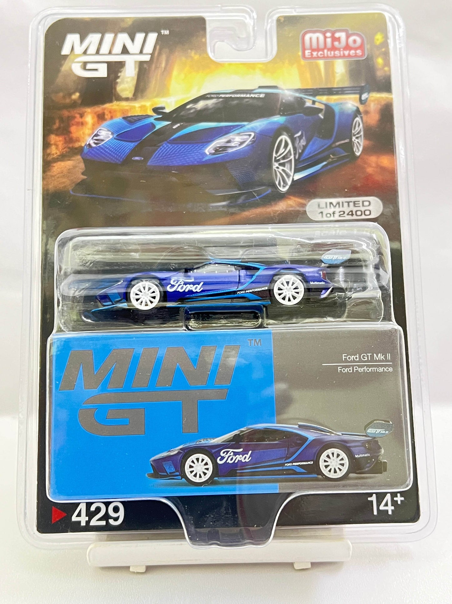 MINI GT - #429 - FORD GT MK II - FORD PERFORMANCE - Its Fun