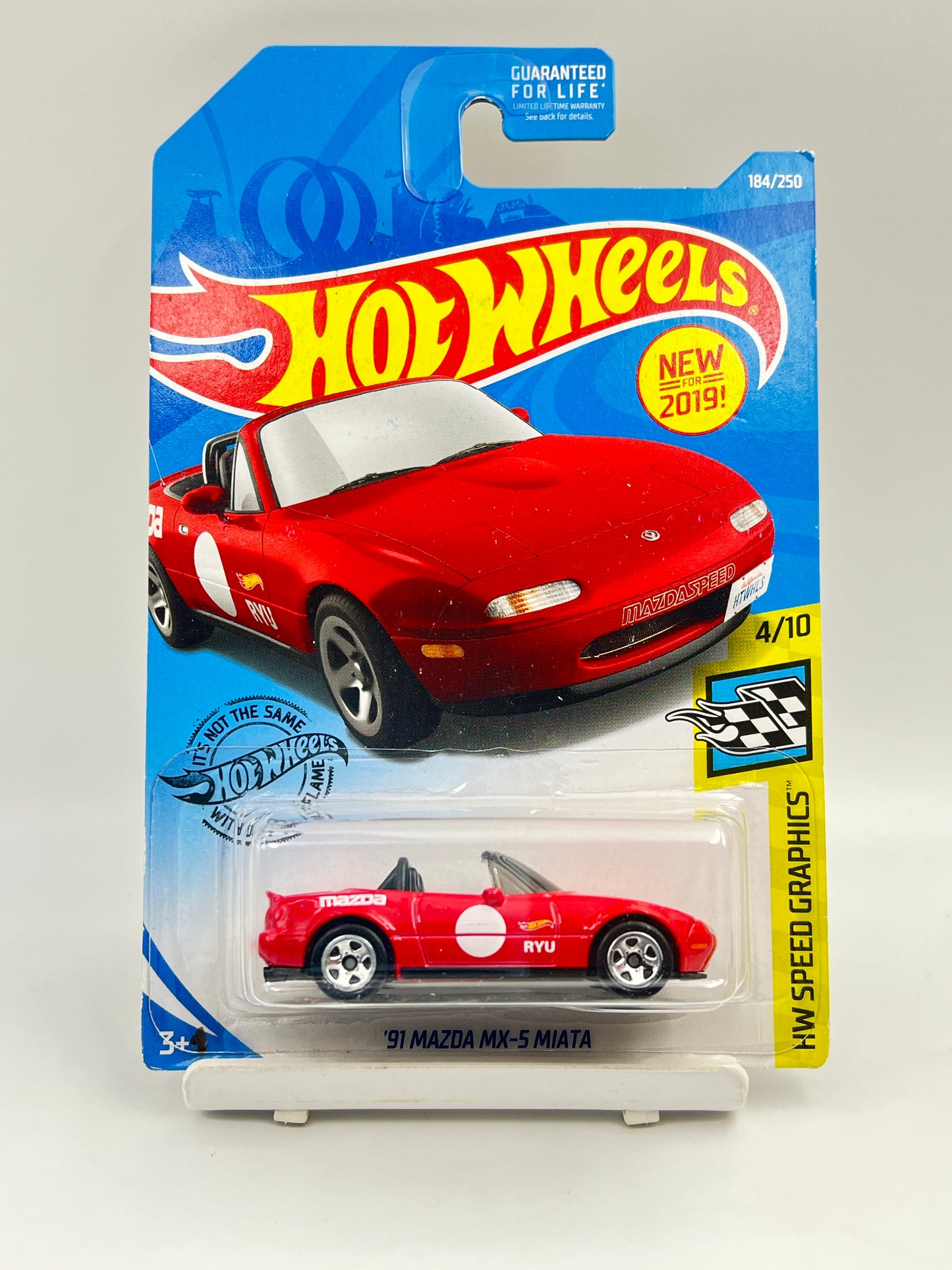 IMPORTED - HOT WHEELS - 91 MAZDA MX-5 MIATA - RED - 3D