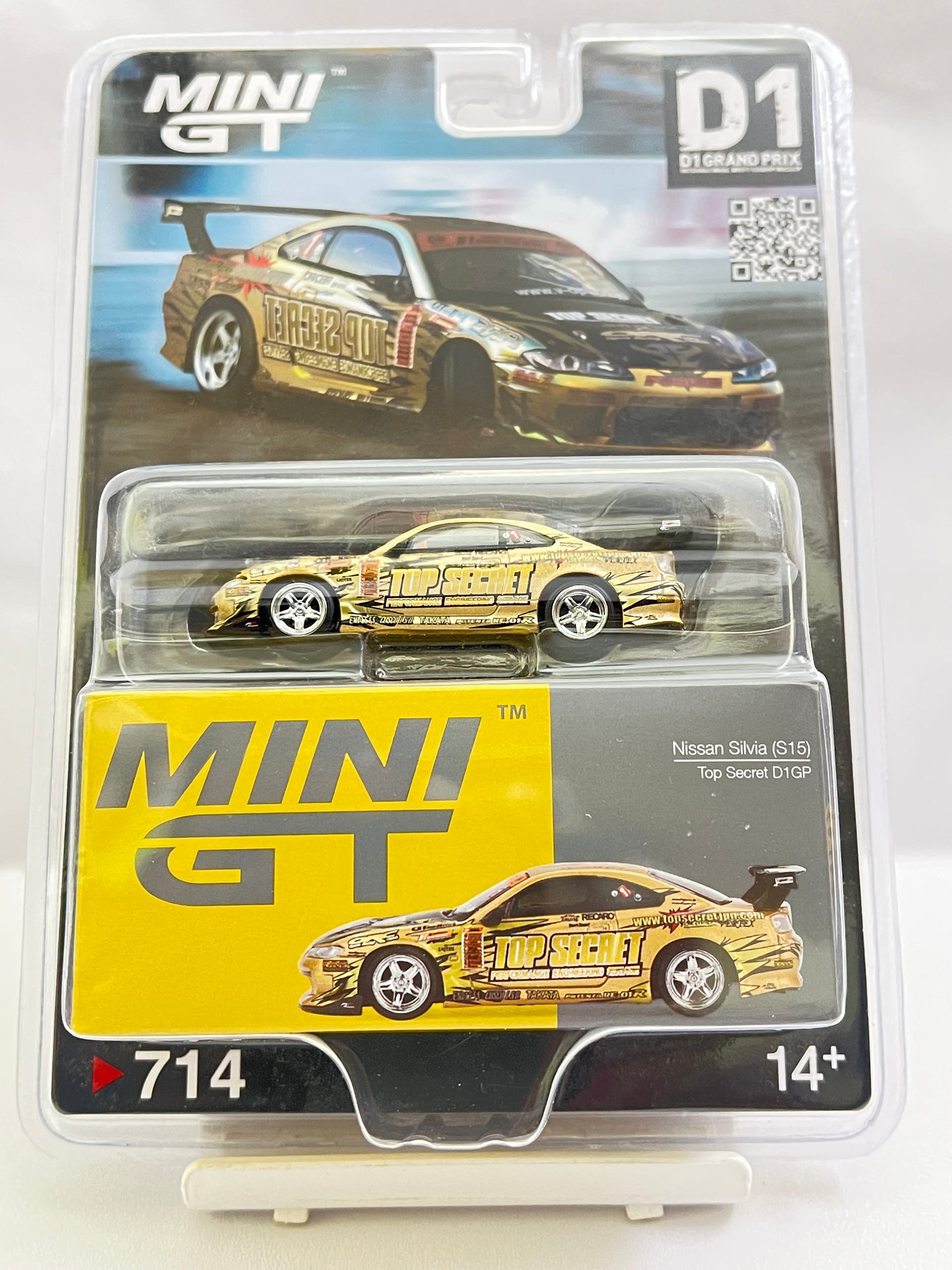 MINI GT - #714 - NISSAN SILVIA (S15) / TOP SECRET D1GP