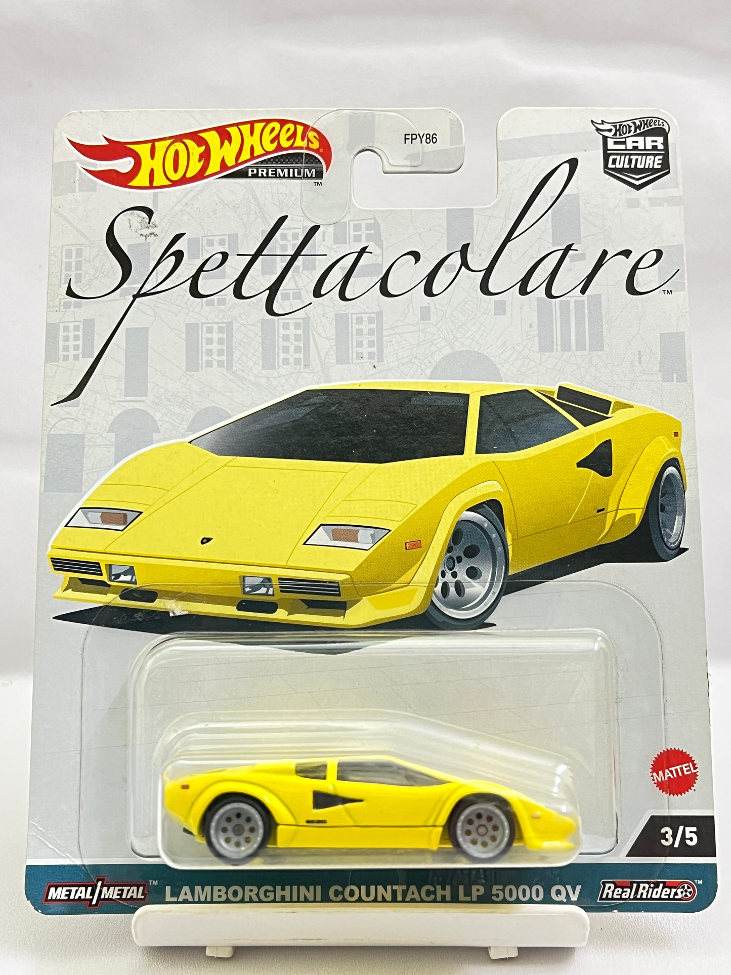 HOT WHEELS - PREMIUM - MILD CREASE - LAMBORGHINI COUNTACH LP 5000 QV - 5B