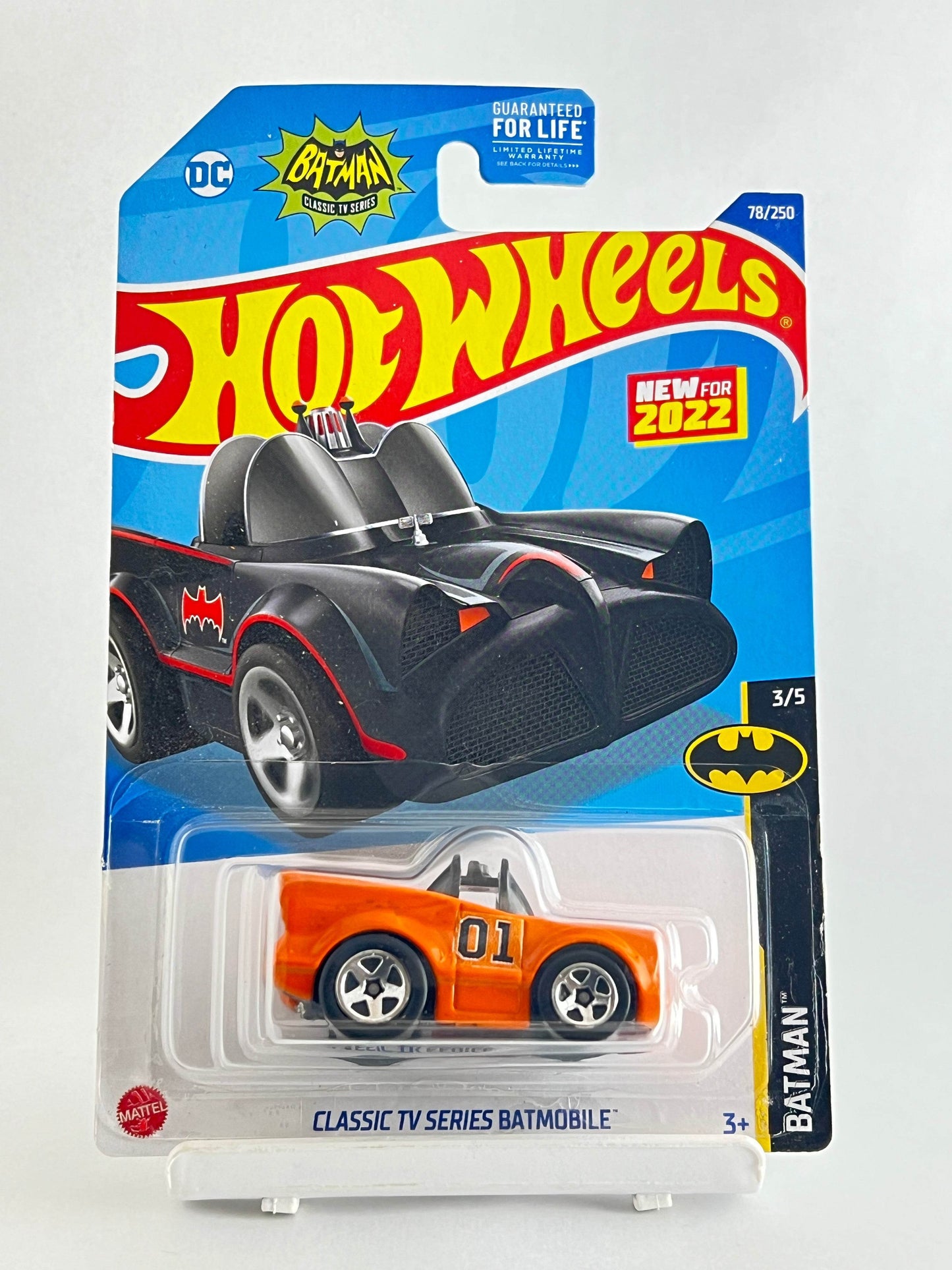 CLASSIC TV SERIES BATMOBILE - ORANGE -VERY RARE- 1C - Its Fun