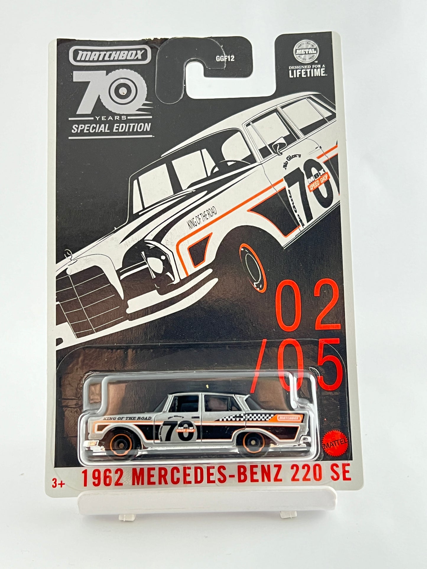 1962 MERCEDES BENZ 220 SE - 70TH ANNIVERSARY SPECIAL EDITION - 1A - Its Fun- Hot wheels - matchbox - diecast