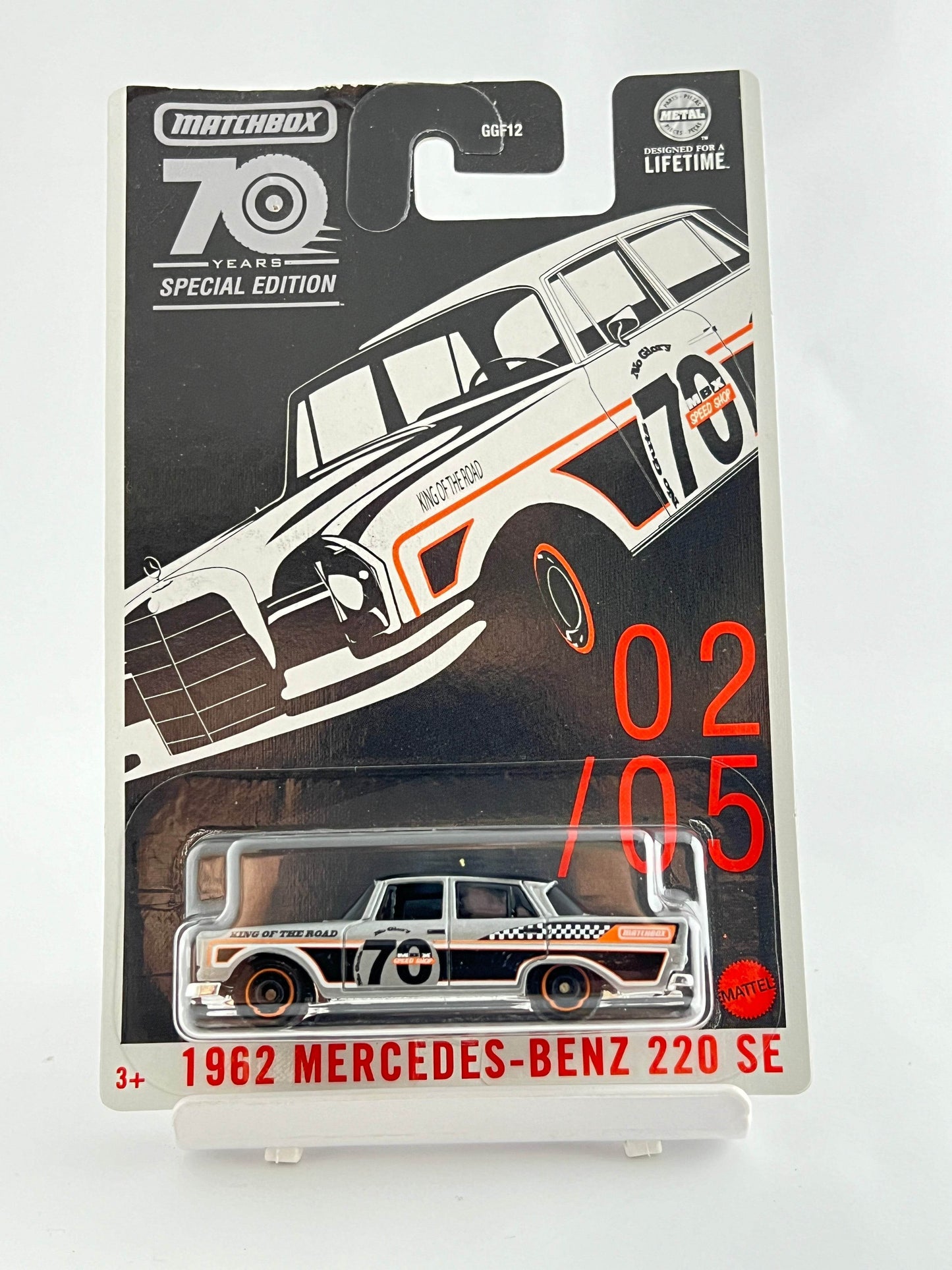 MATCHBOX - 1962 MERCEDES BENZ 220 SE - 70TH ANNIVERSARY SPECIAL EDITION - 1B - Its Fun