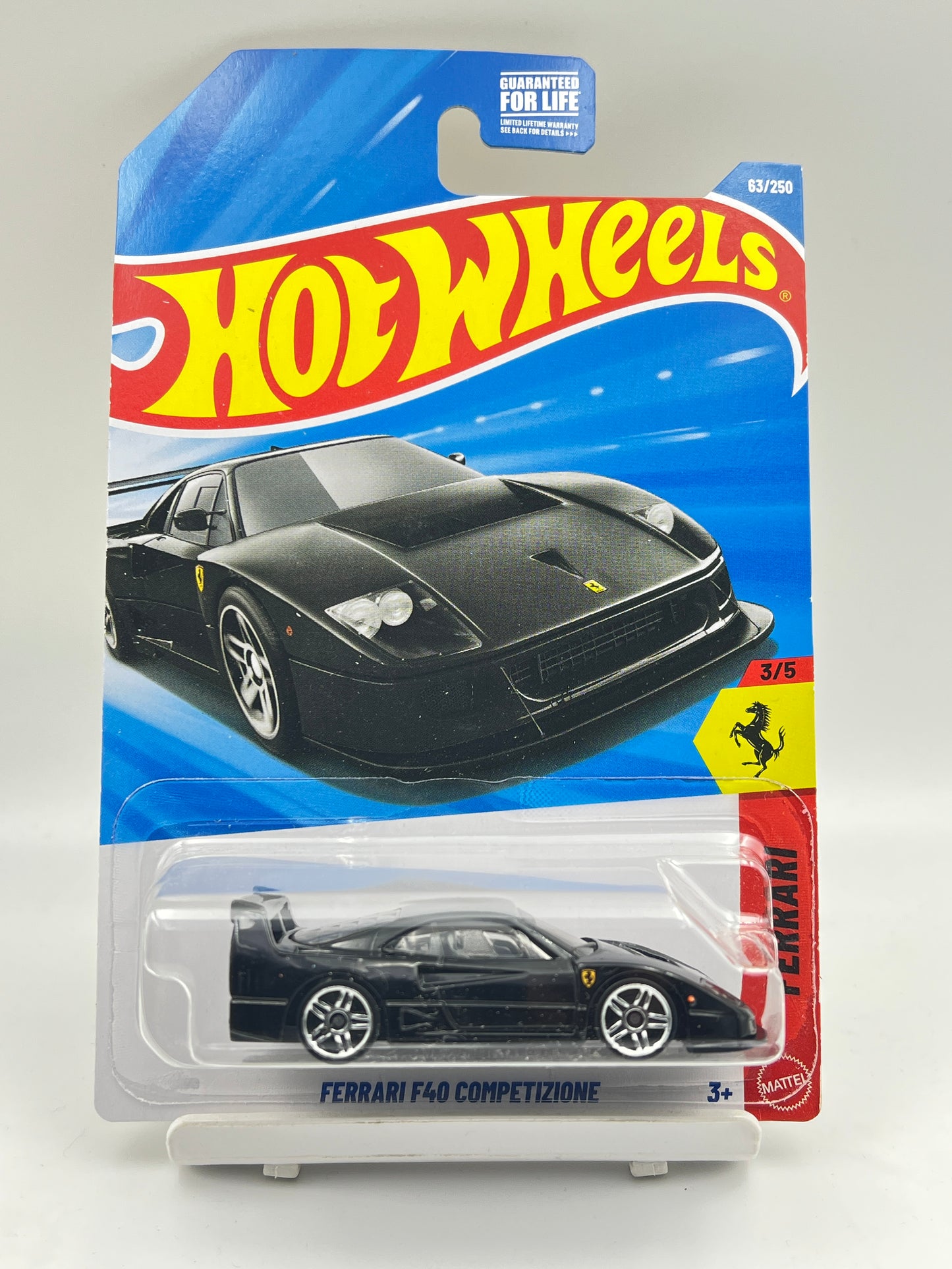 US IMPORTS - HOT WHEELS - FERRARI F40 COMPETIZIONE - BLACK - 1E