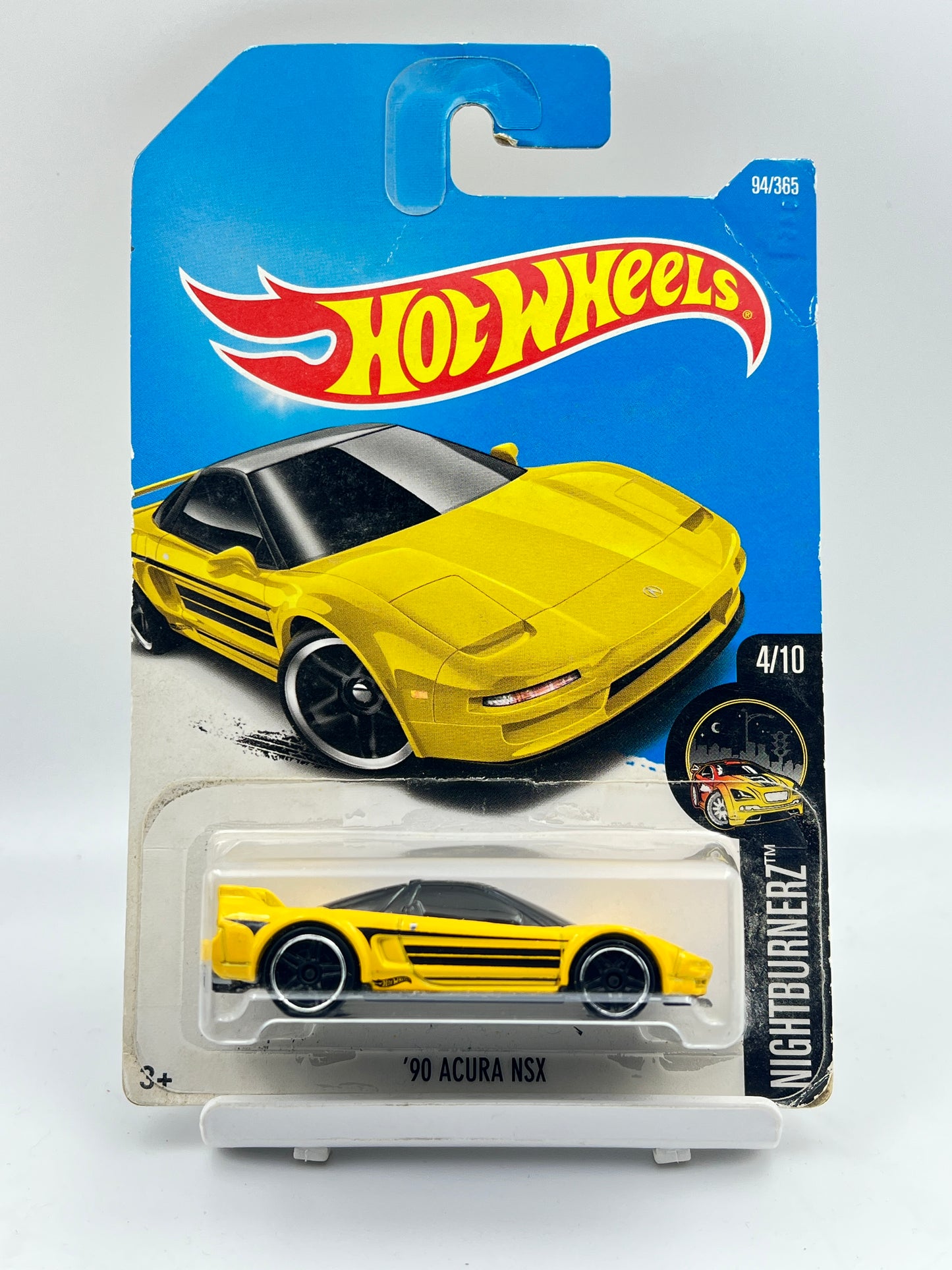 SOFT CORNERS - HOT WHEELS - 90 ACURA NSX - YELLOW - 6B