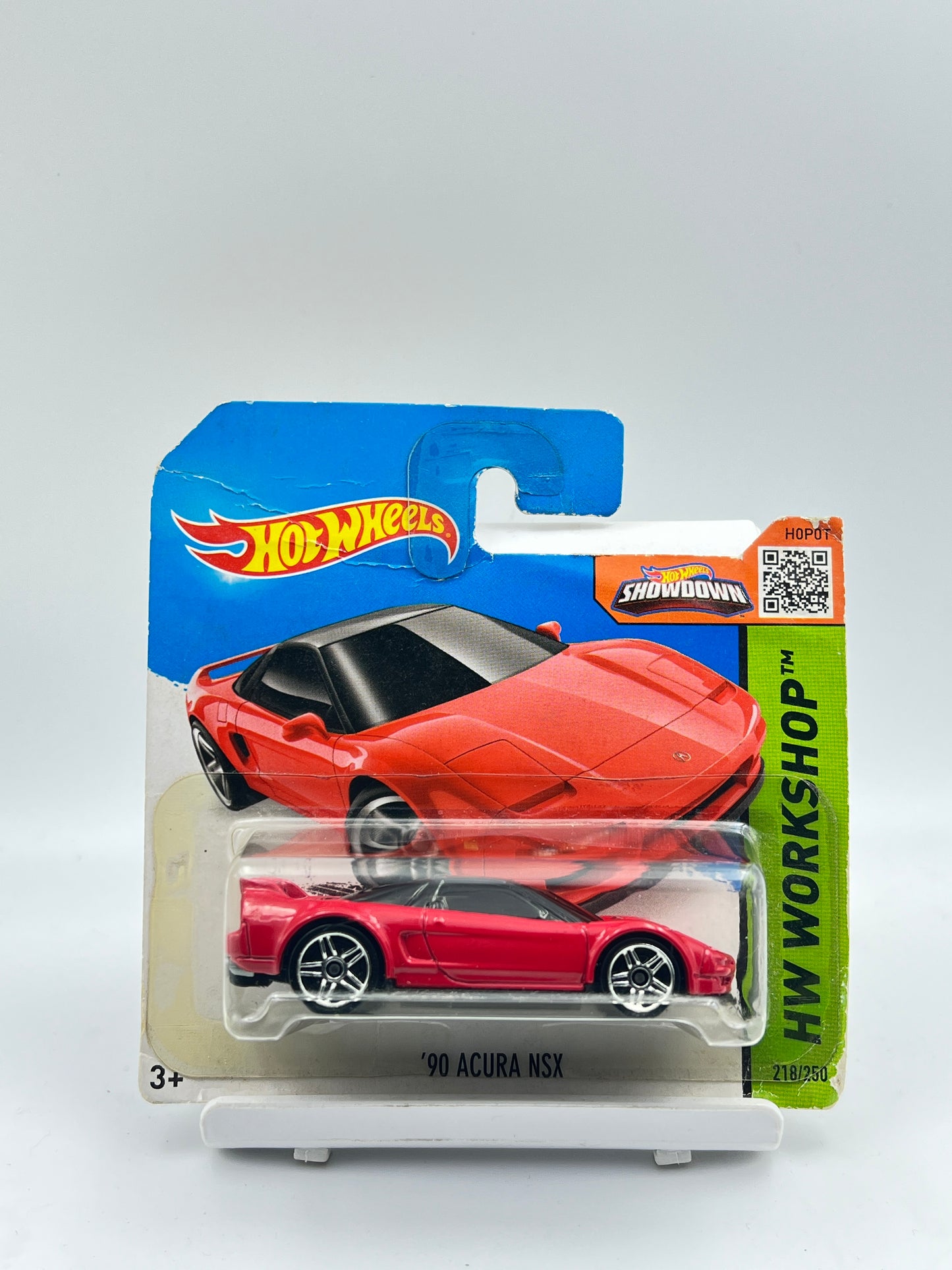 HOT WHEELS - - ( CARD AS IN PIC ) - 90 ACURA NSX - RED - 6B
