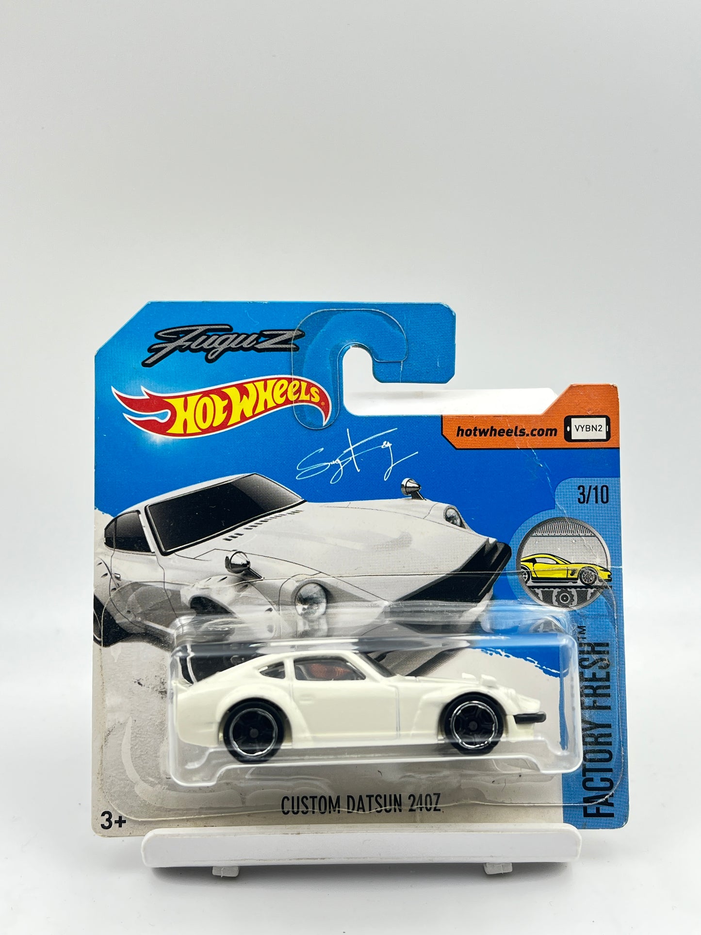 HOT WHEELS - ( CARD AS IN PIC ) - CUSTOM DATSUB 240Z - 6B