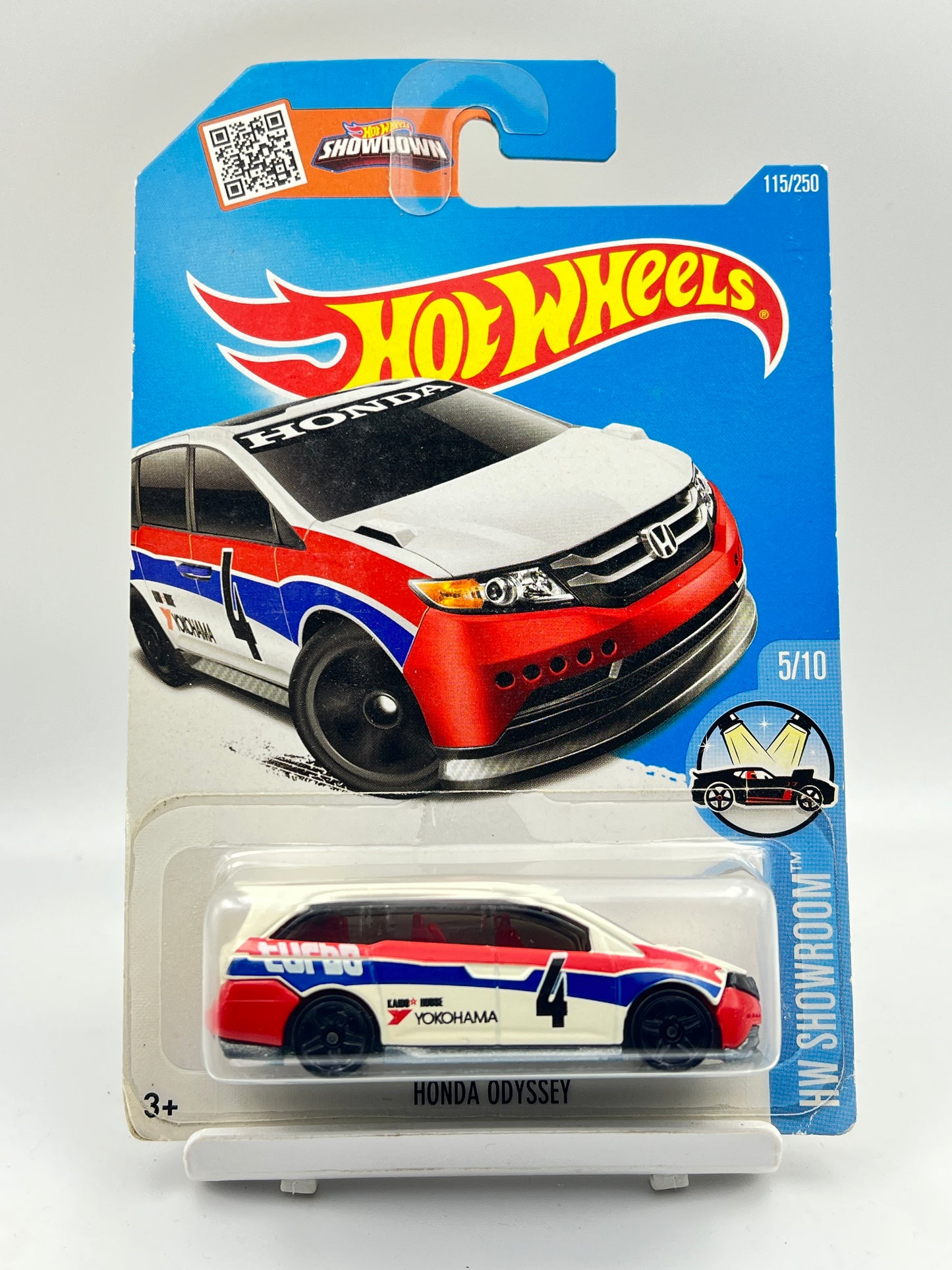 HOT WHEELS - - ( CARD AS IN PIC ) - HONDA ODYSSEY - WHITE - 6A