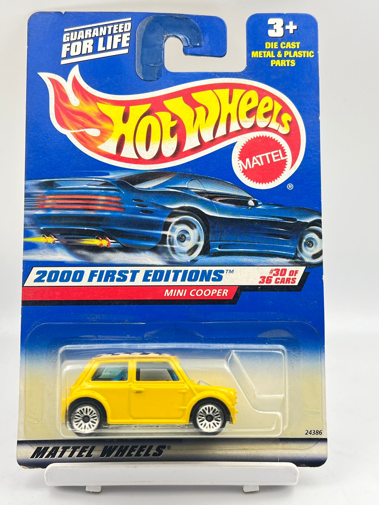 HOT WHEELS - MINI COOPER - YELLOW - 4D