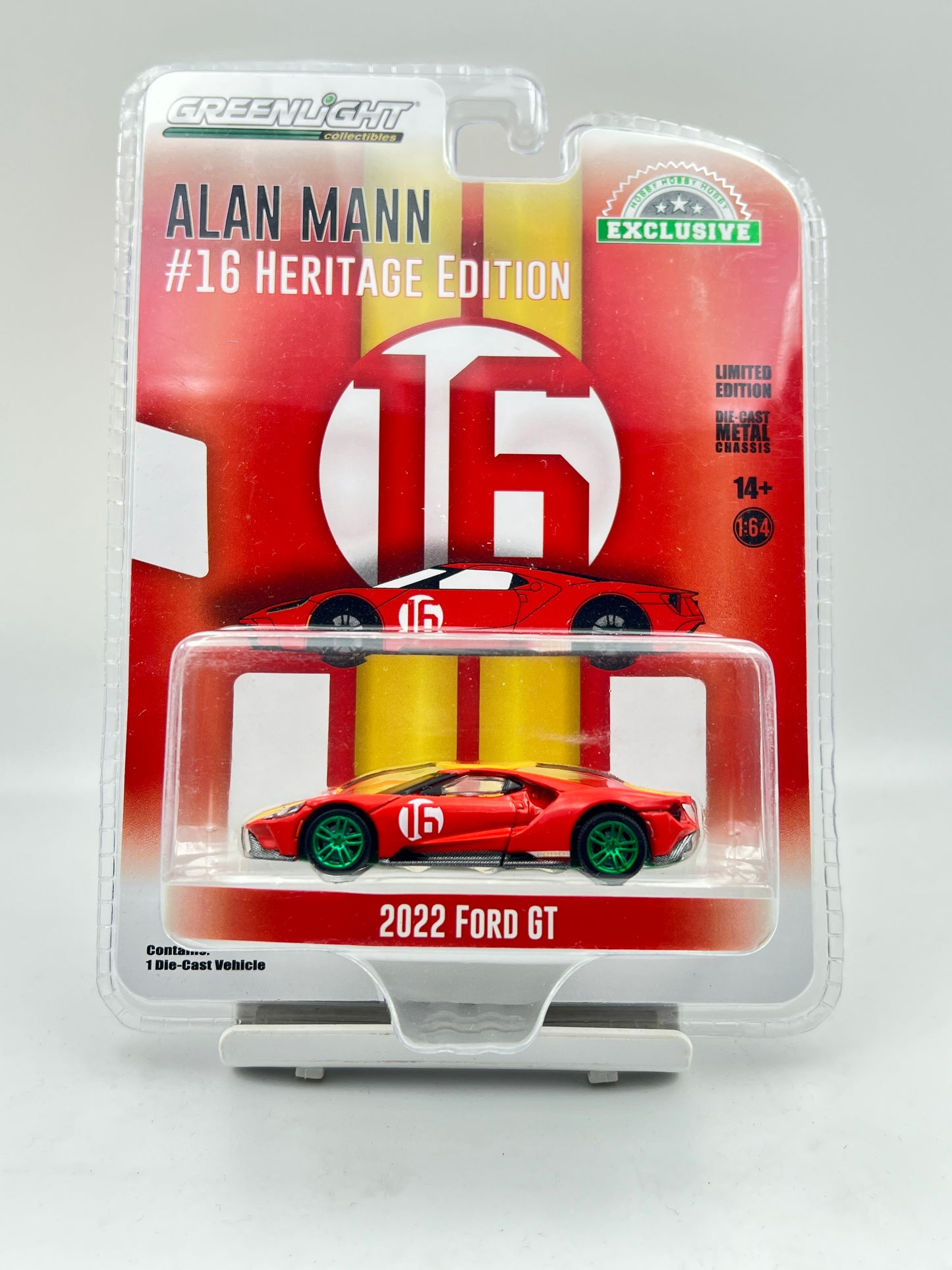 CHASE - GREENLIGHT - 2022 FORD GT - ALAN MANN - #16 HERITAGE EDITION