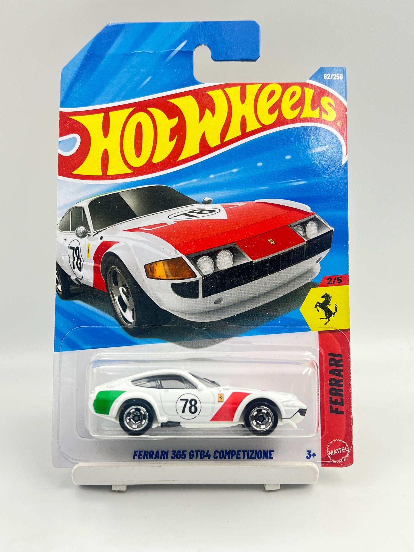 CREASED - HOT WHEELS - FERRARI 365 GTB4 COMPETIZIONE - 2B