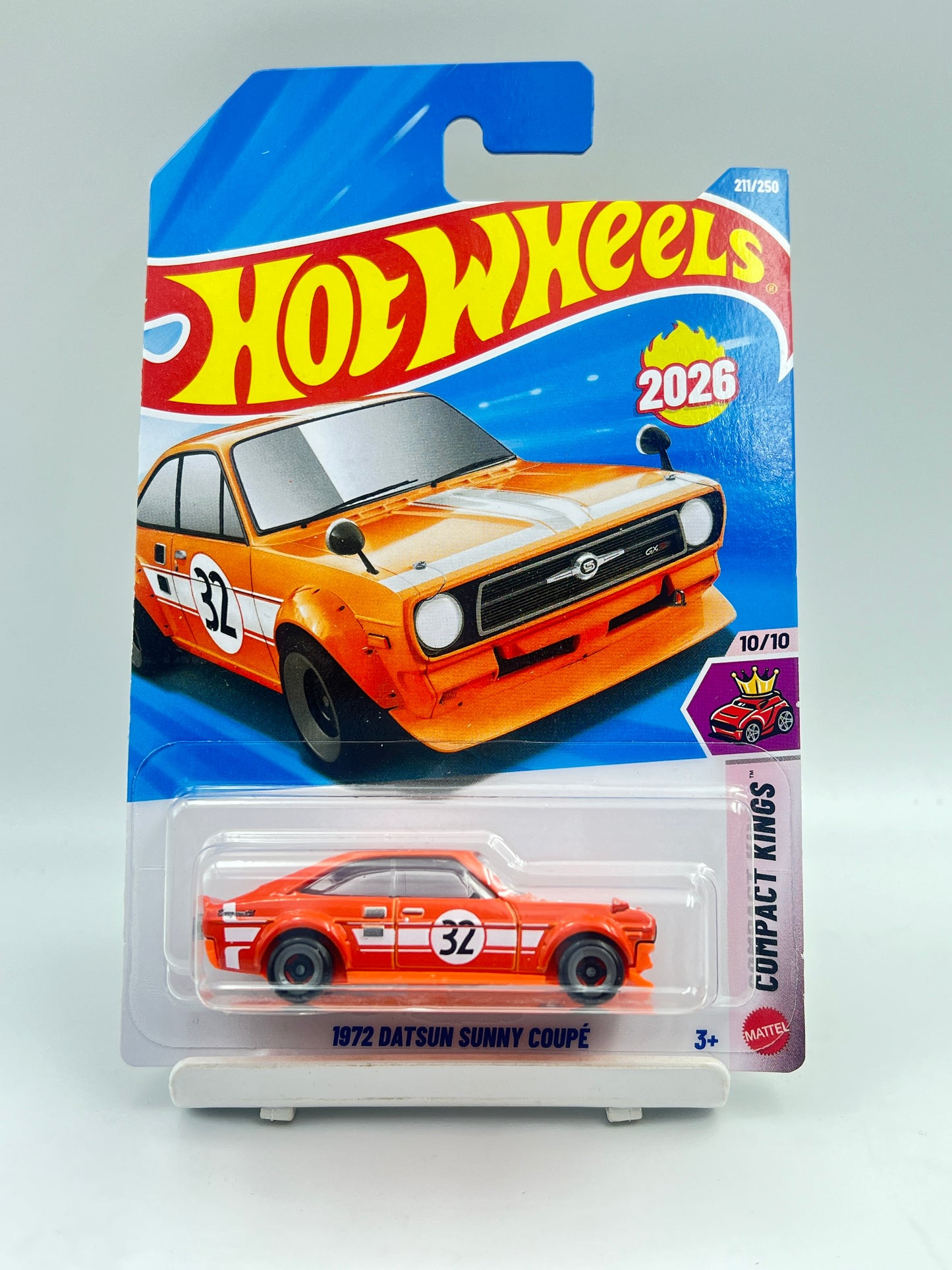 HOT WHEELS - 1972 DATSUN SUNNY COUPE - 3B