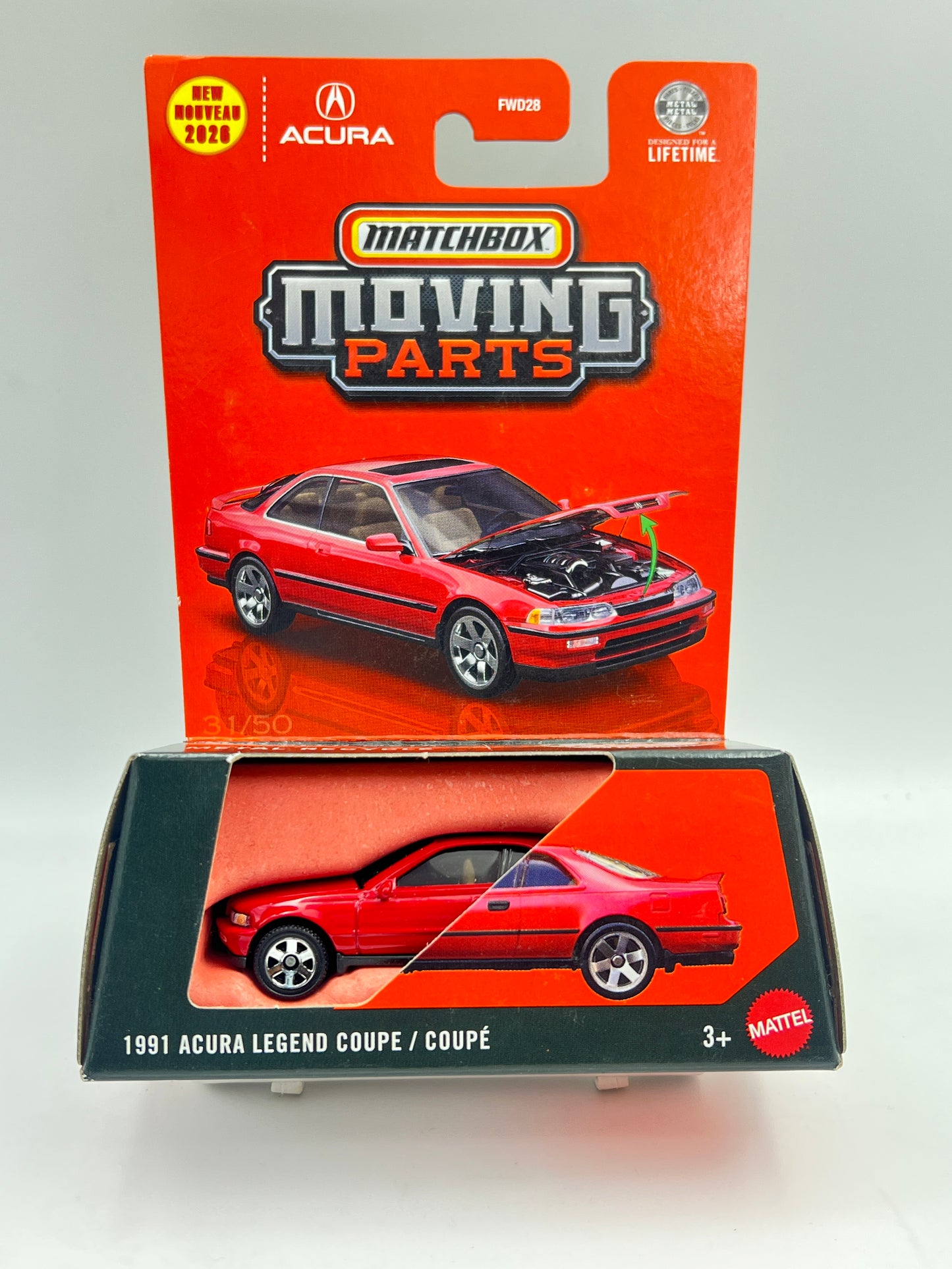 MATCHBOX - MOVING PARTS - 1991 ACURA LEGEND COUPE - 1G