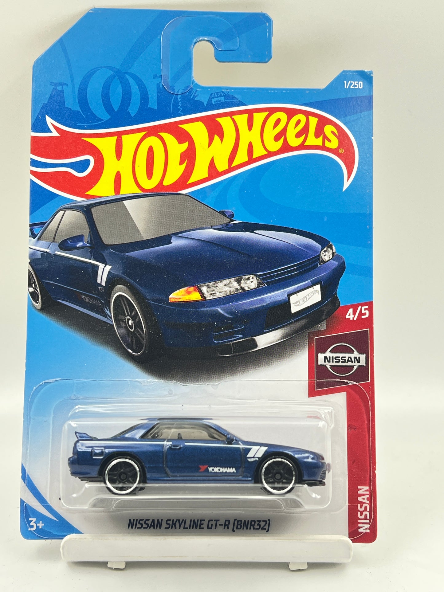 HOT WHEELS - NISSAN SKYLINE GT-R (BNR32) - BLUE -6D