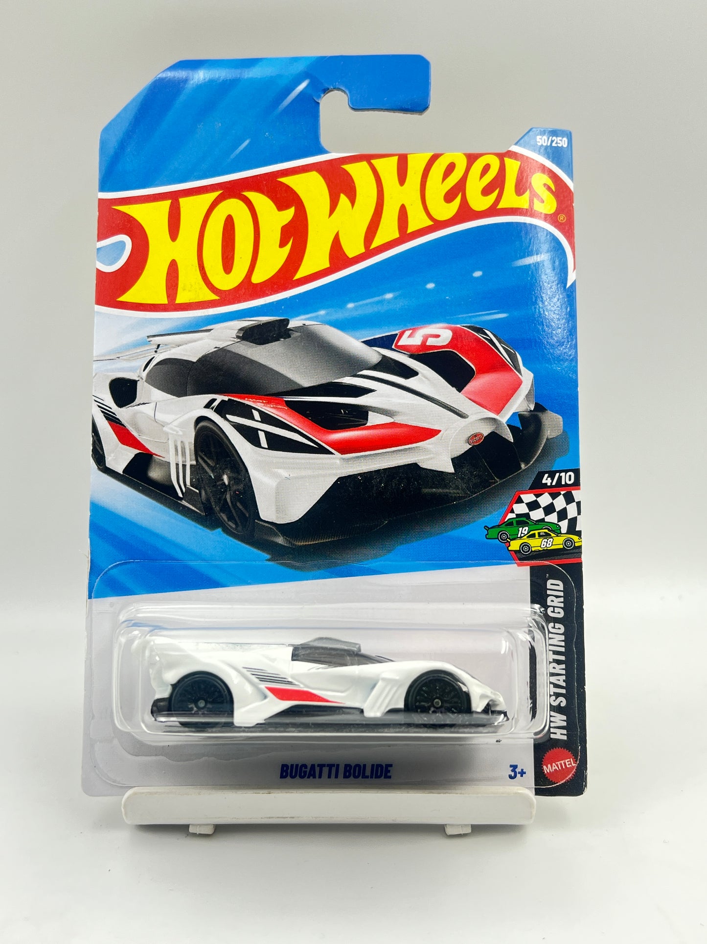 CREASED - HOT WHEELS - BUGATTI BOLLIDE - 4E