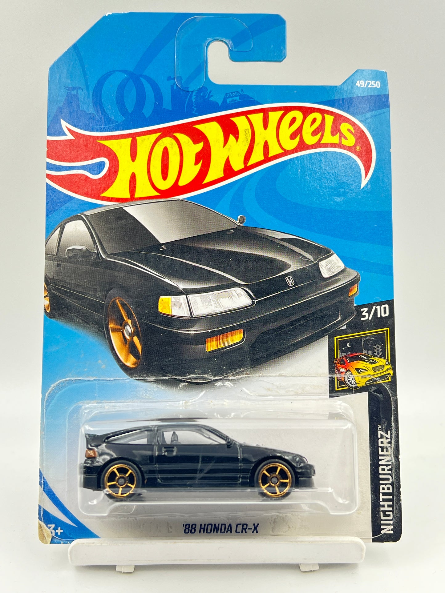 HOT WHEELS - 88 HONDA CR-X - BLACK - 1A